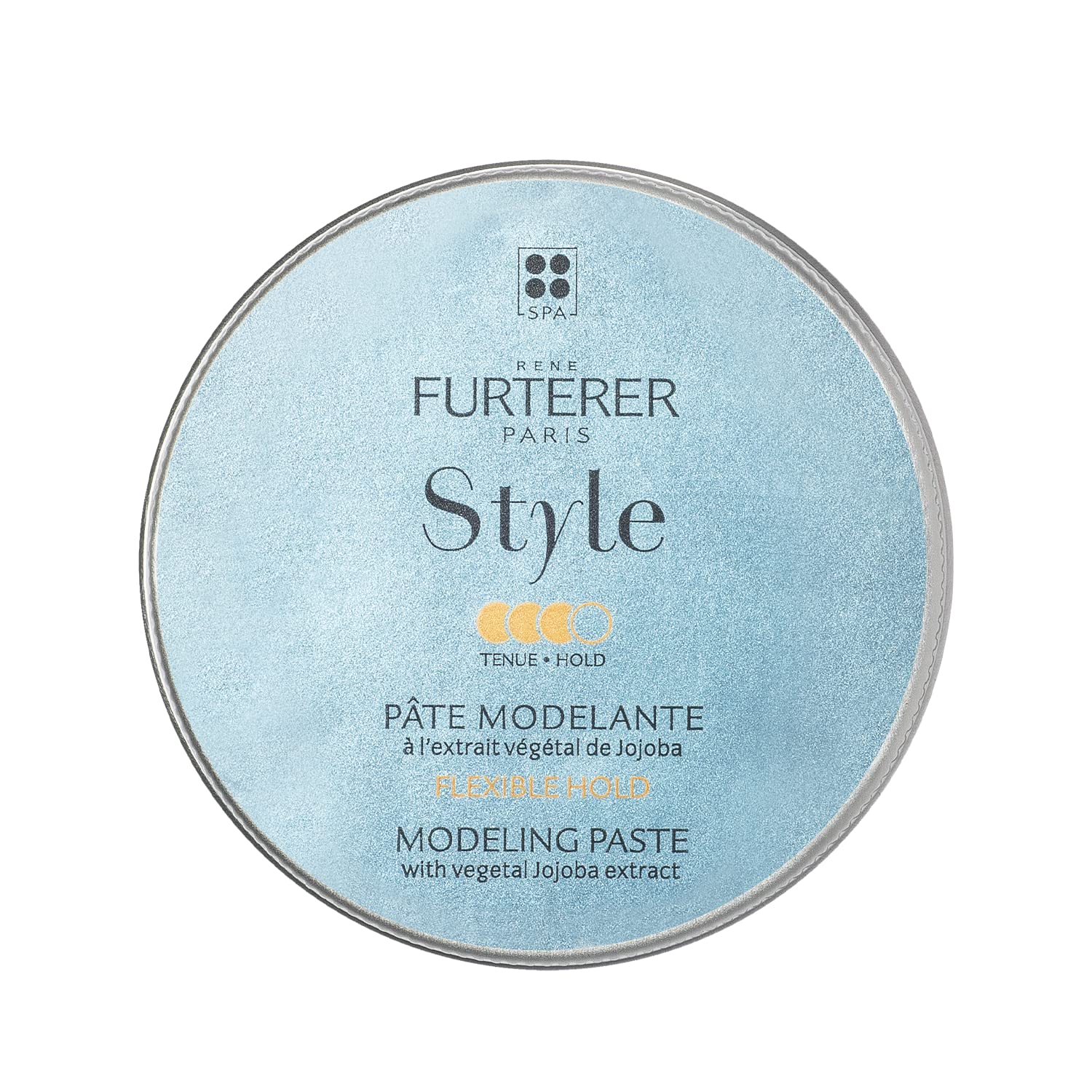 White Smoke Rene Furterer STYLE Modeling Paste - Sculpts & Texturizes - Flexible Hold - With Moisturizing Jojoba Extract - All Hair Types - Vegan & Silicone-Free - 2.5 fl. oz.