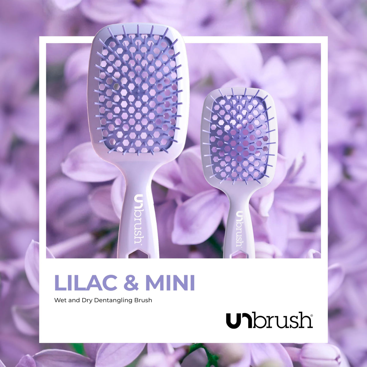 White Smoke FHI Heat UNbrush Detangling Brush Combo Pack - Original + Mini