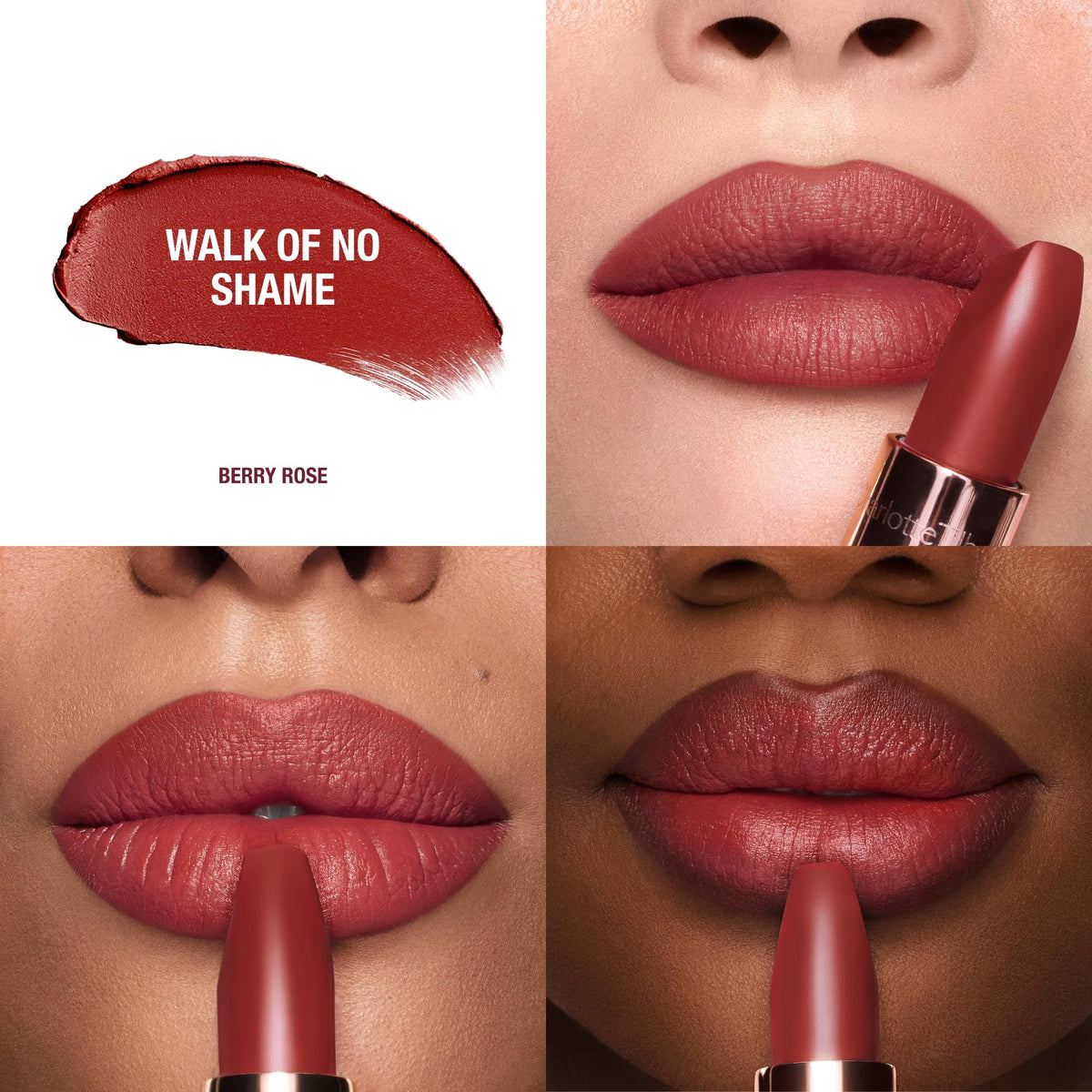 White Smoke Charlotte Tilbury Matte Revolution Lipstick - Long Lasting, Hydrating
