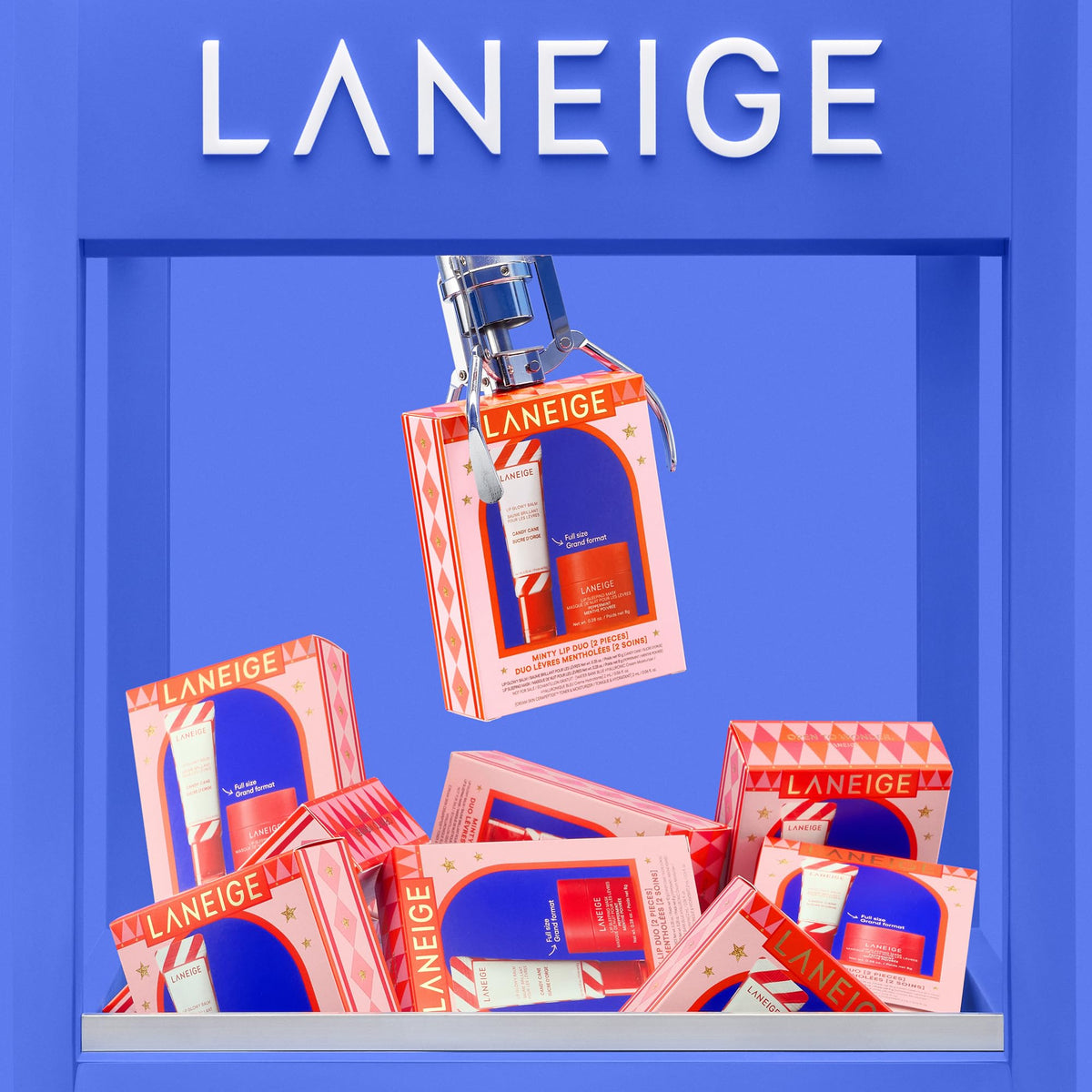 Royal Blue LANEIGE Midnight Minis: Limited-Edition Holiday Lip Care Gift Set for Day & Night Hydration
