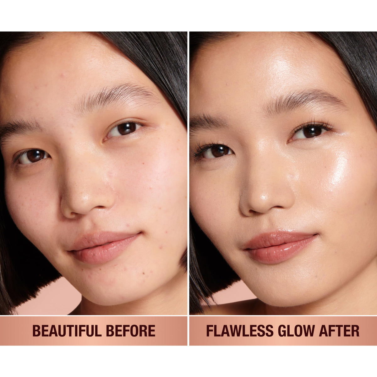 Light Pink Charlotte Tilbury Hollywood Flawless Filter - Multi‑Use Makeup Primer, Complexion Booster & Illuminating Liquid Highlighter with Sheer Coverage - Smooths & Blurs Skin