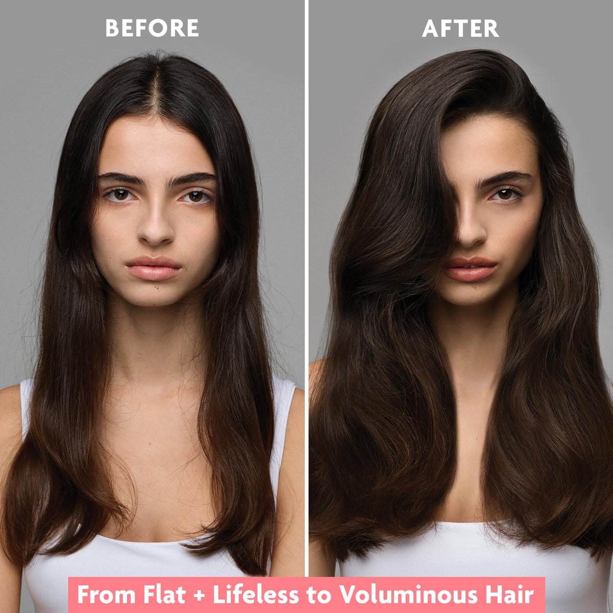 Dark Gray R+Co DALLAS Biotin Thickening Shampoo – Full Case, Volumizing & Strengthening Hair Cleanser, Adds Body & Shine, All Hair Types