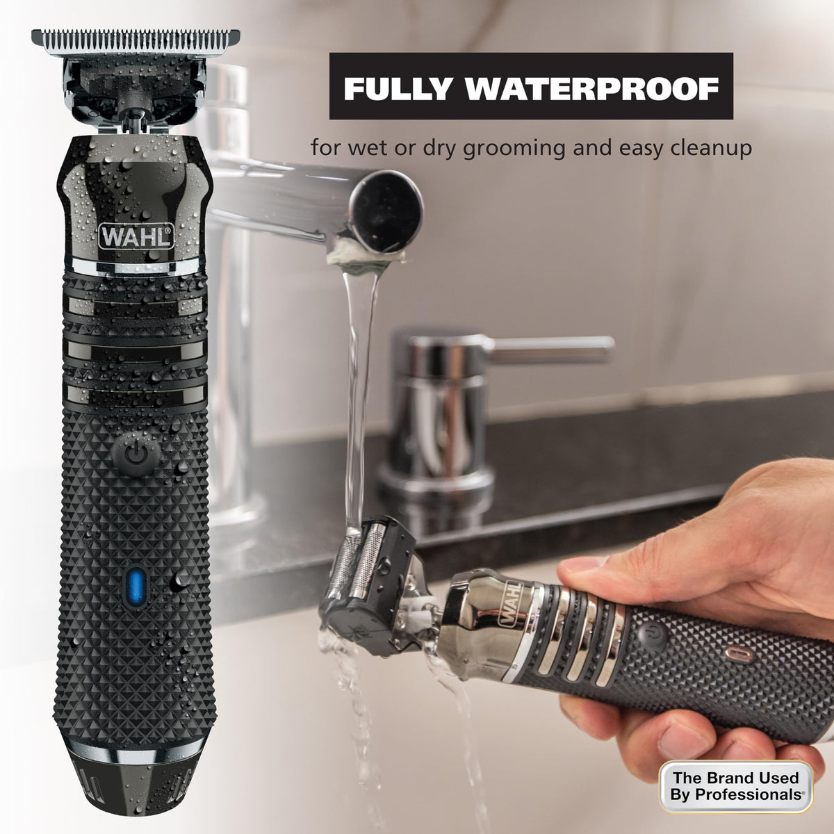 Light Slate Gray Wahl Pro Series High Visibility Cordless USB Skeleton Style Beard Trimmer