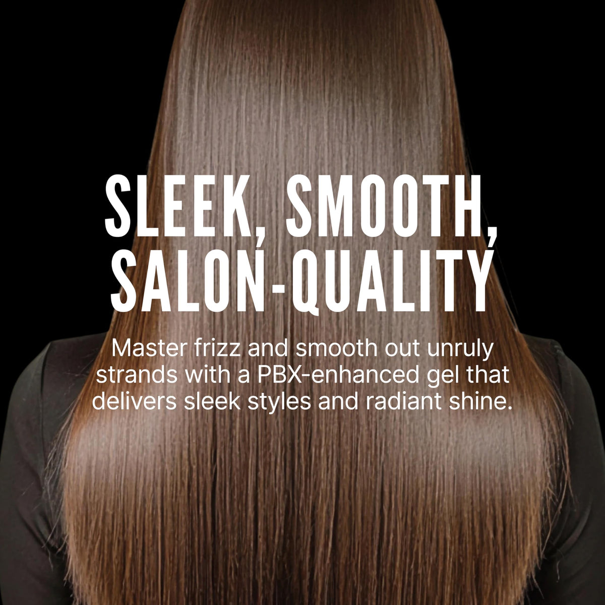 Black Scruples Smooth Out Shine Enhancing & Frizz Control Gel for All Hair Types - Straightening & Styling Solution for Women and Men, 8.5 oz (Pack of 2)