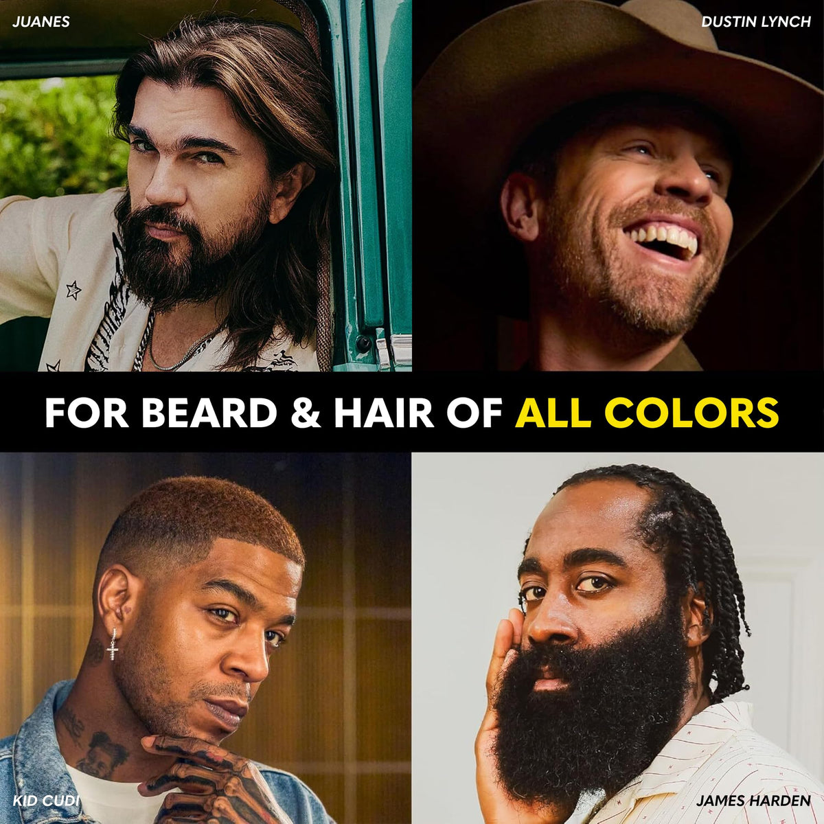 Black The Beard Club Permanent Hair and Beard Dye for Men – Professional Quality Mustache Dye, Hair Color for Men, Covers Grays, All in One Reusable 5 Minute Color Kit – Jet Black