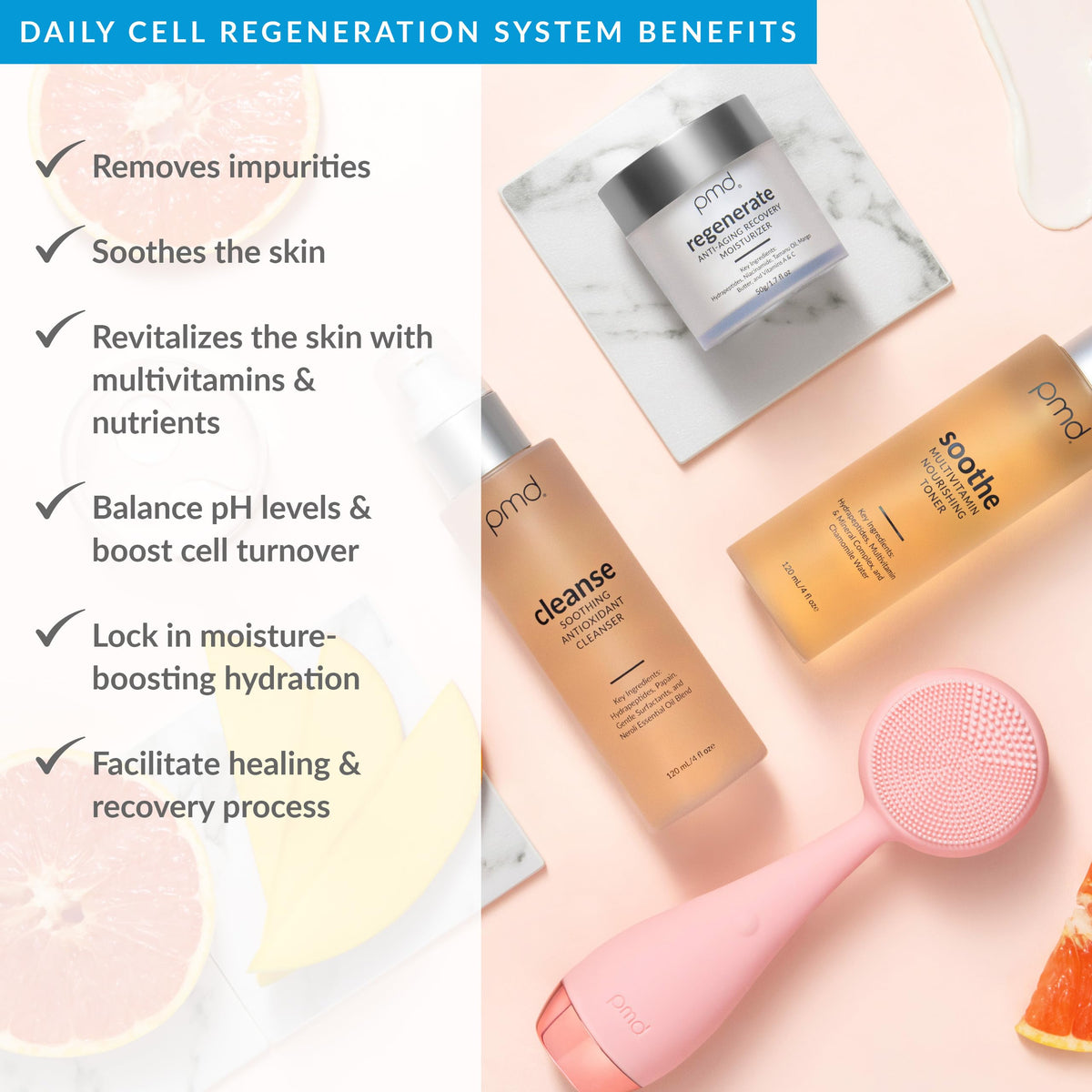 White Smoke PMD Daily Cell Regeneration System, 3 Piece Set (Pack of 1)