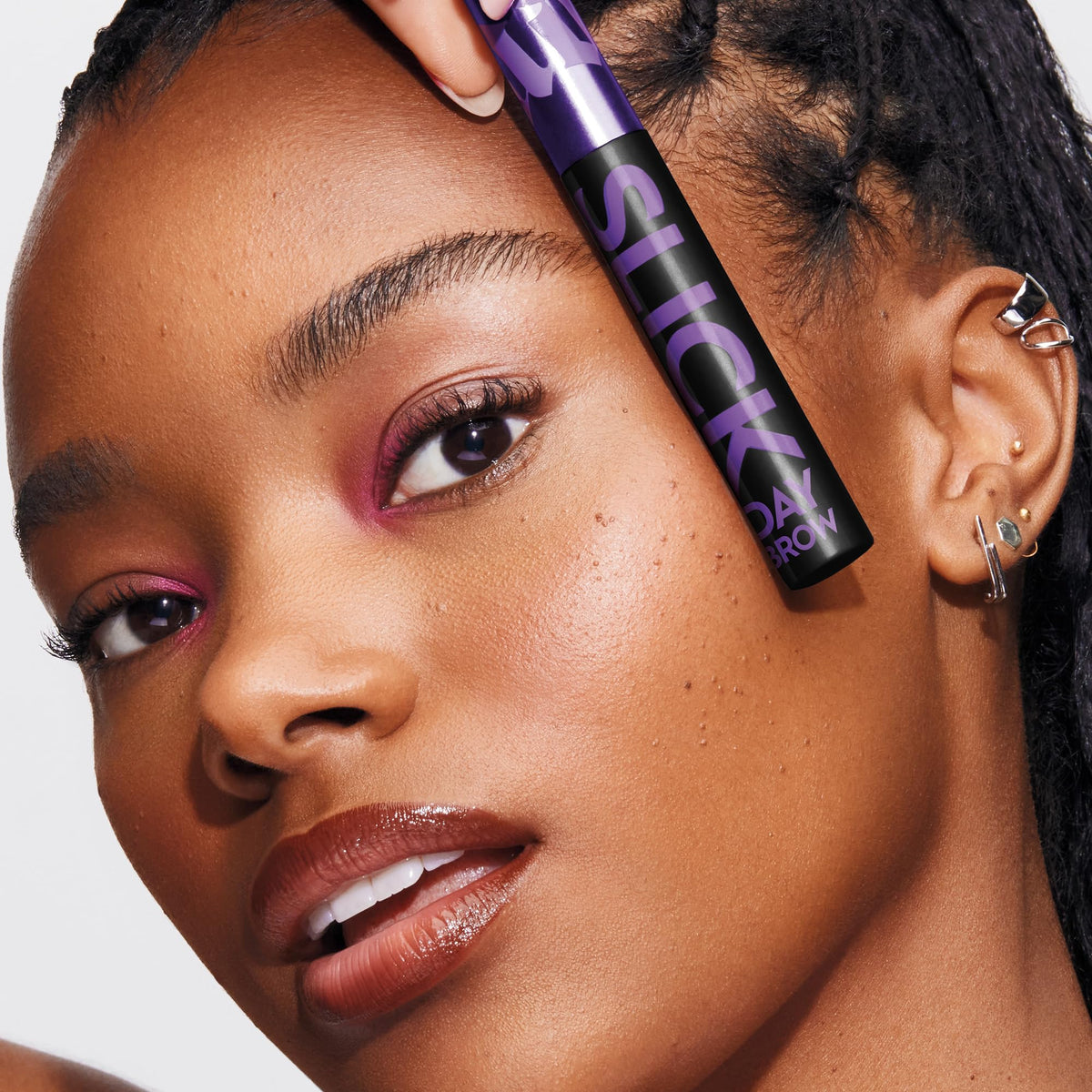 Lavender Urban Decay Slick Day Clear Brow Gel for Lifted + Laminated Eyebrows