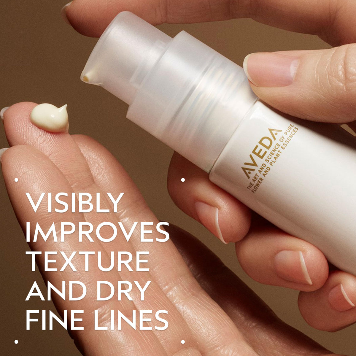 Dark Olive Green AVEDA Hand Relief Renewal Serum | Hand Treatment Serum for Dry Fine Lines, Visible Texture, 1.5 Fl Oz