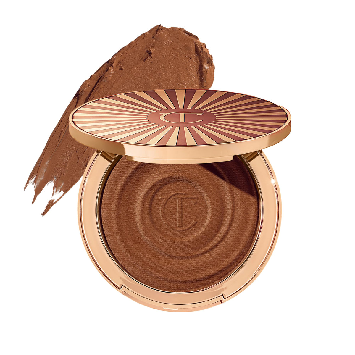 White Smoke Charlotte Tilbury Beautiful Skin Face & Body Cream Bronzer Makeup