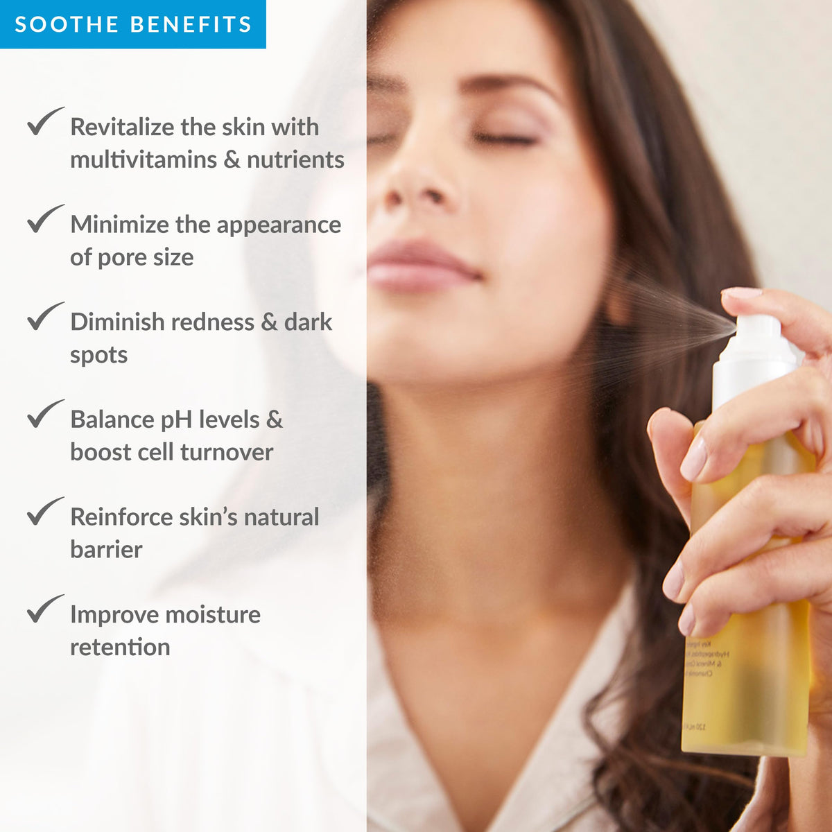 White Smoke PMD Soothe: Multivitamin Nourishing Toner, 4 Fl Oz (Pack of 1)