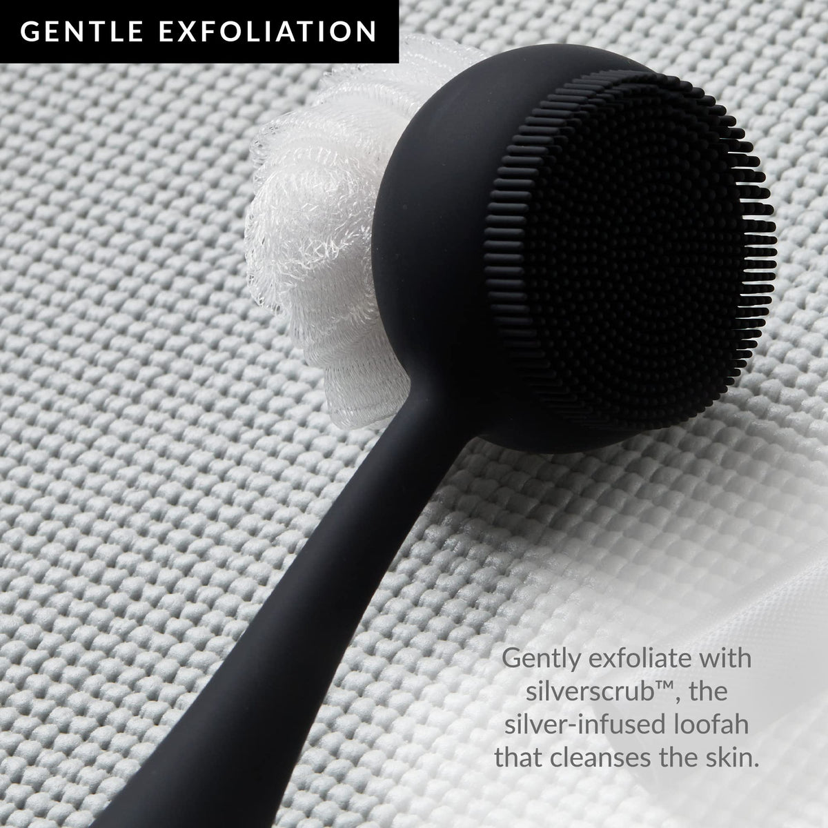Gray PMD Beauty silverscrub Silver-Infused Loofah Replacements,2 ct.