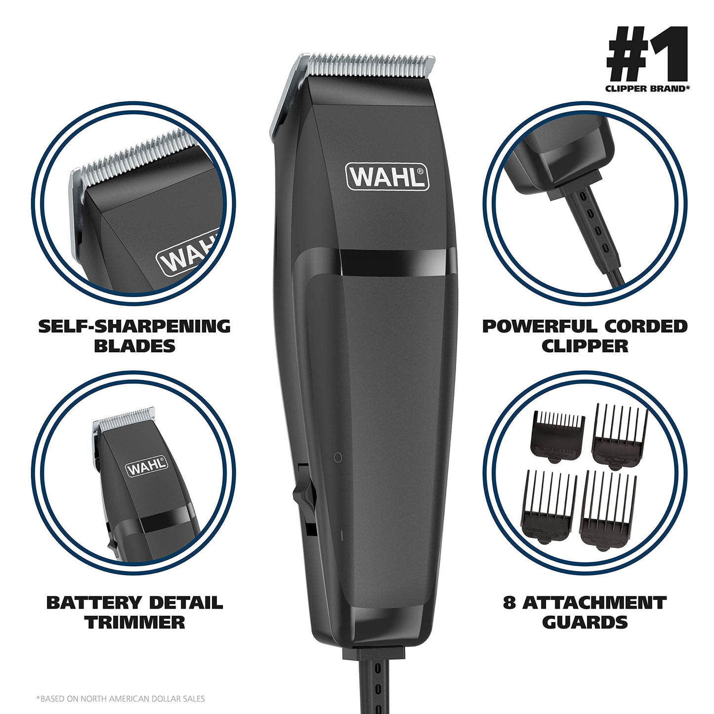 White Smoke Wahl Combo Pro 14 Piece Complete Styling Kit, #79450