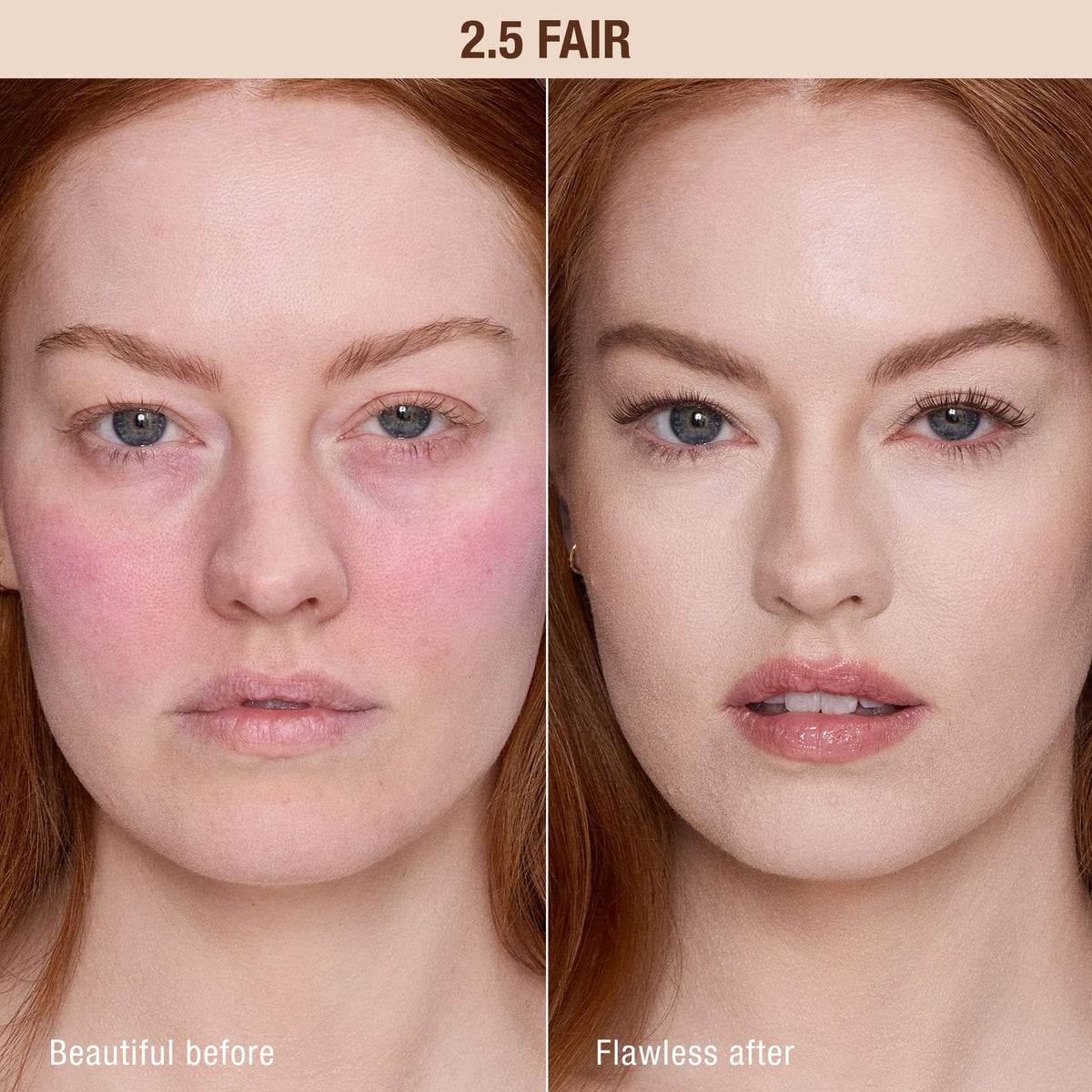 Tan Charlotte Tilbury AIRbrush Flawless Blur Concealer - Longwear Concealer for Dark Circles, Blemishes, Redness & More - Hydrating, Crease-Proof & Full Coverage with a Natural Matte Finish