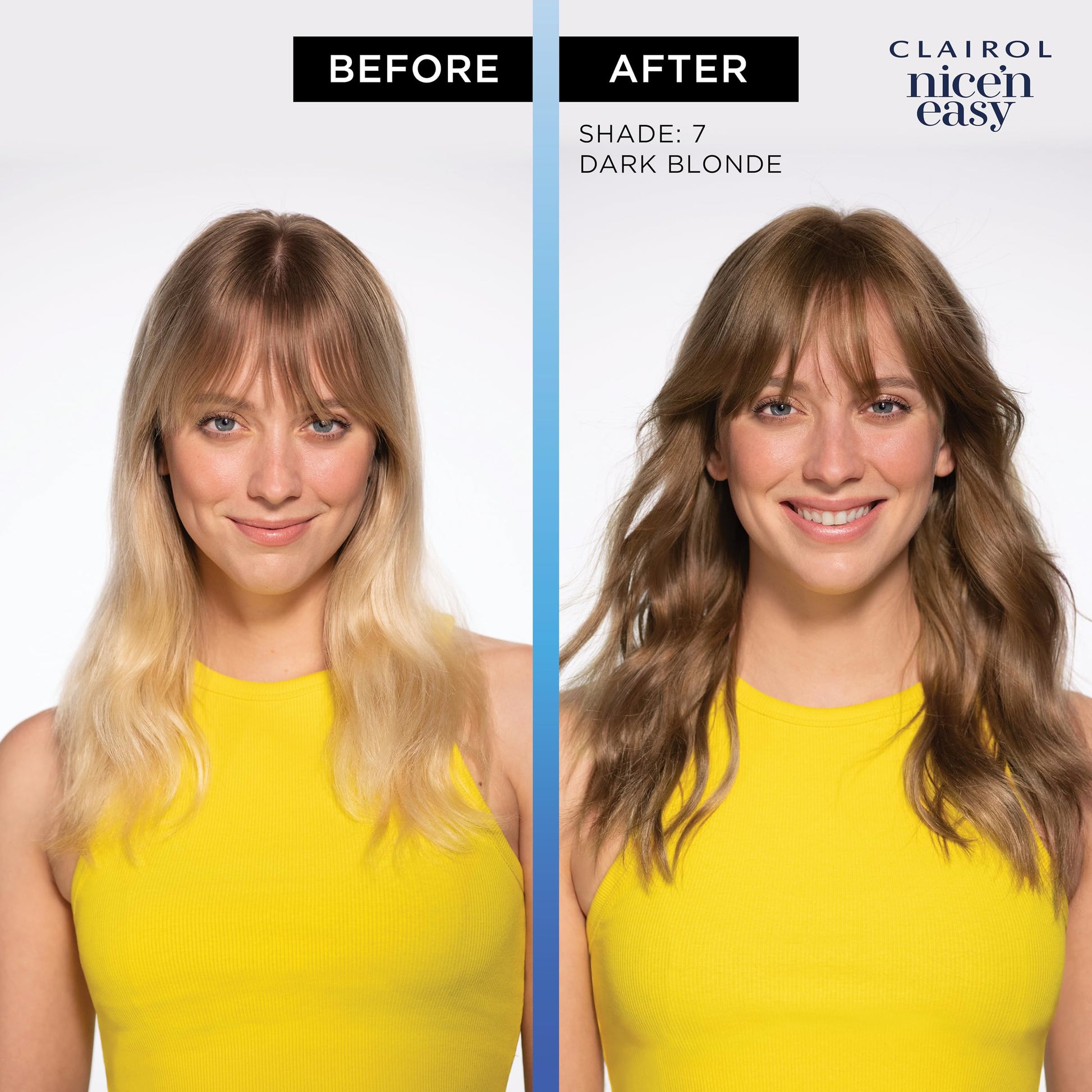 White Smoke Clairol Nice'n Easy Permanent Hair Dye, 8R Medium Reddish Blonde Hair Color, Pack of 1 - Packaging May Vary