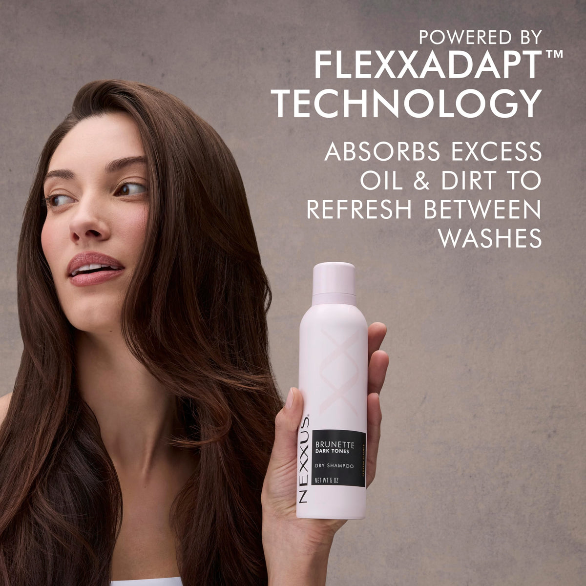 Light Slate Gray Nexxus Styling Brunette Dark Tones Dry Shampoo, 5 oz