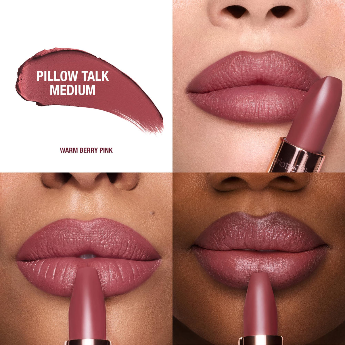 White Smoke Charlotte Tilbury Matte Revolution Lipstick - Long Lasting, Hydrating