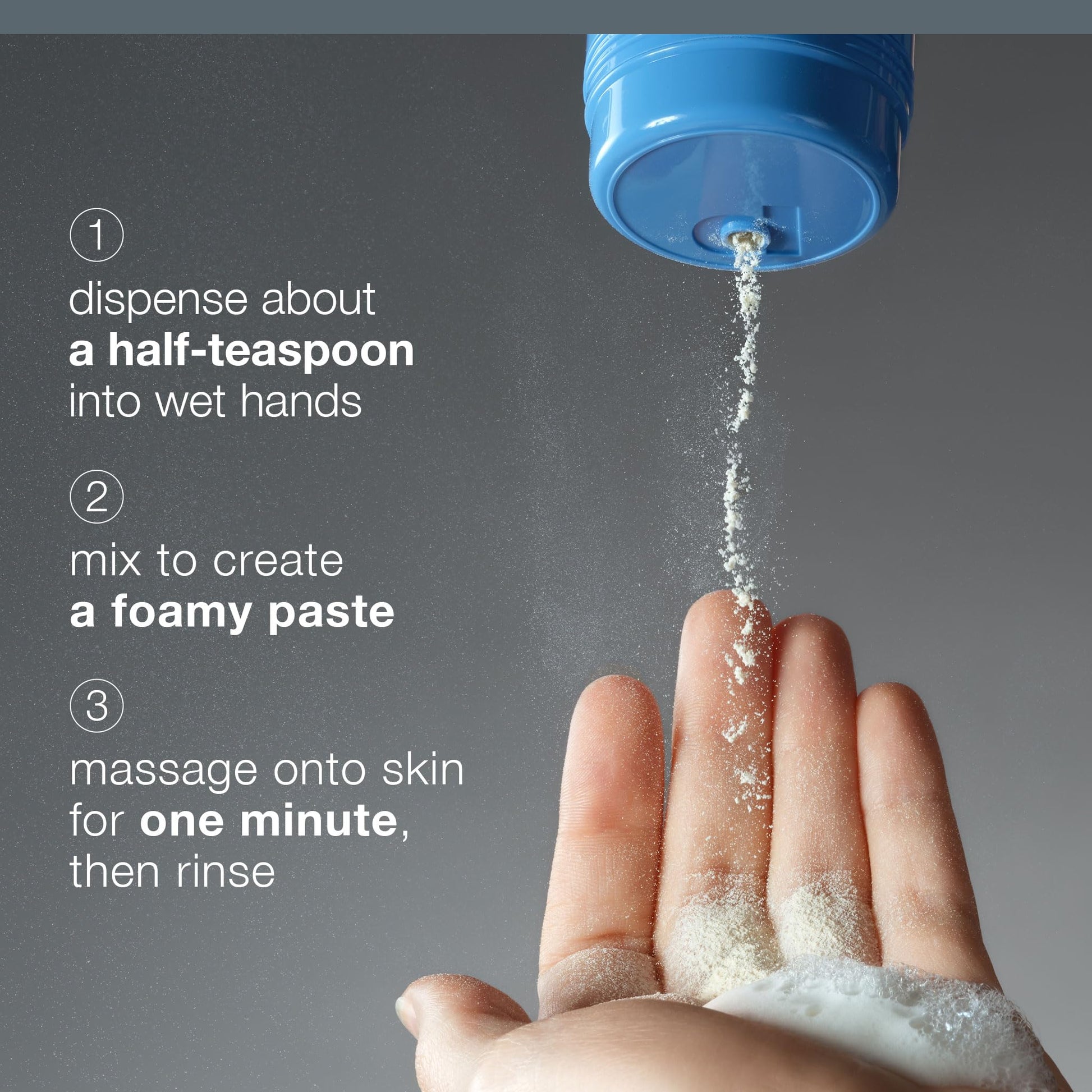 Dim Gray Dermalogica Daily Milkfoliant, Face Exfoliator, Powder Scrub Exfoliant with AHA and BHA - Calming, Polishing and Hydrating Skin, Oat-Based, Vegan Product, 2.6 fl oz