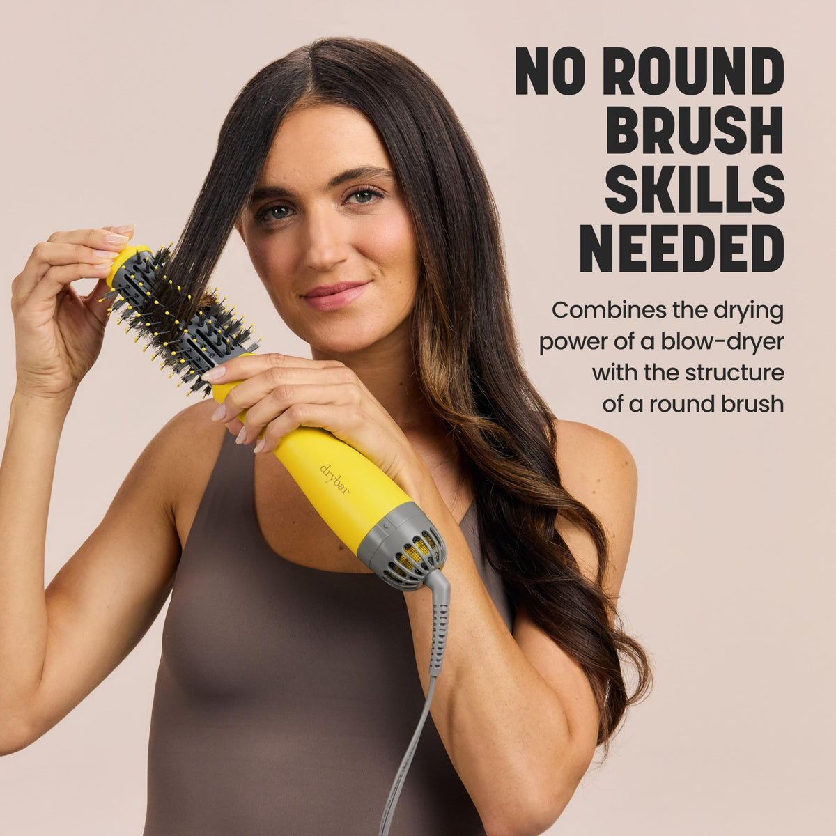 Light Gray Drybar Blow-Dryer Brush Shot Collection