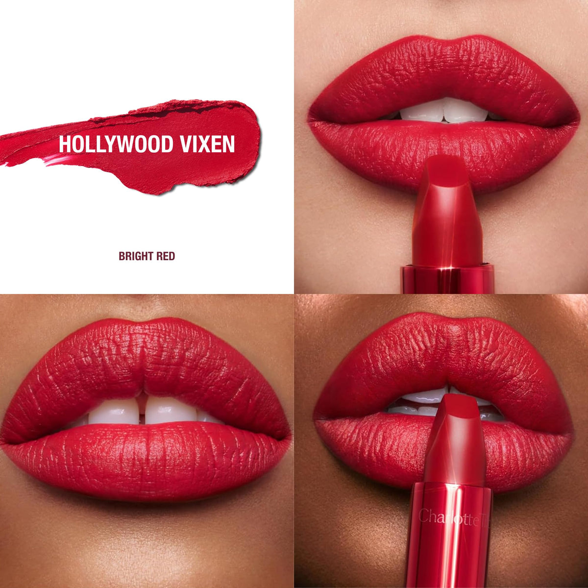 White Smoke Charlotte Tilbury Matte Revolution Lipstick - Long Lasting, Hydrating