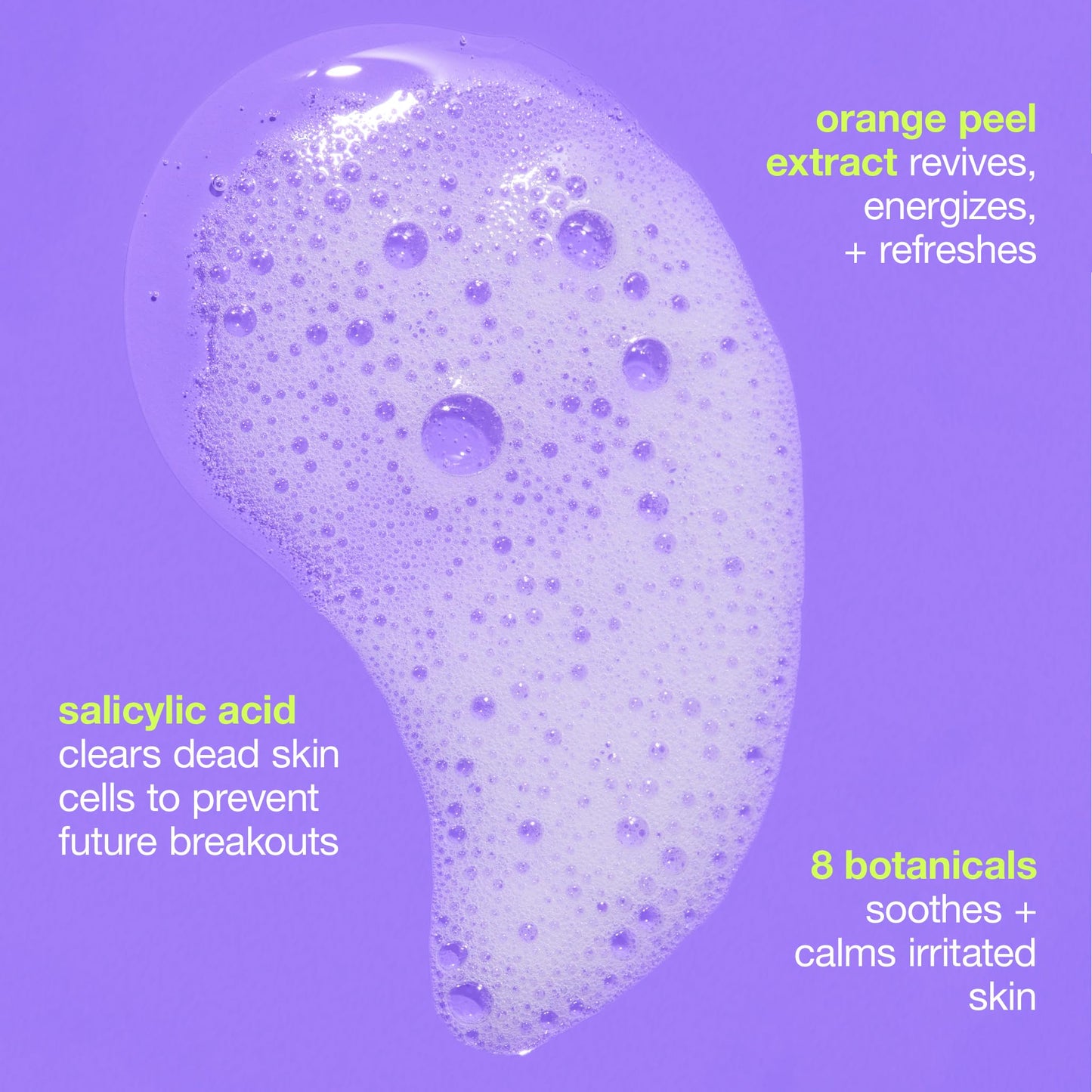 Medium Purple Dermalogica Clear Start Breakout Clearing Foaming Wash - Acne Face Wash with Salicylic Acid & Tea Tree Oil - 10 fl oz