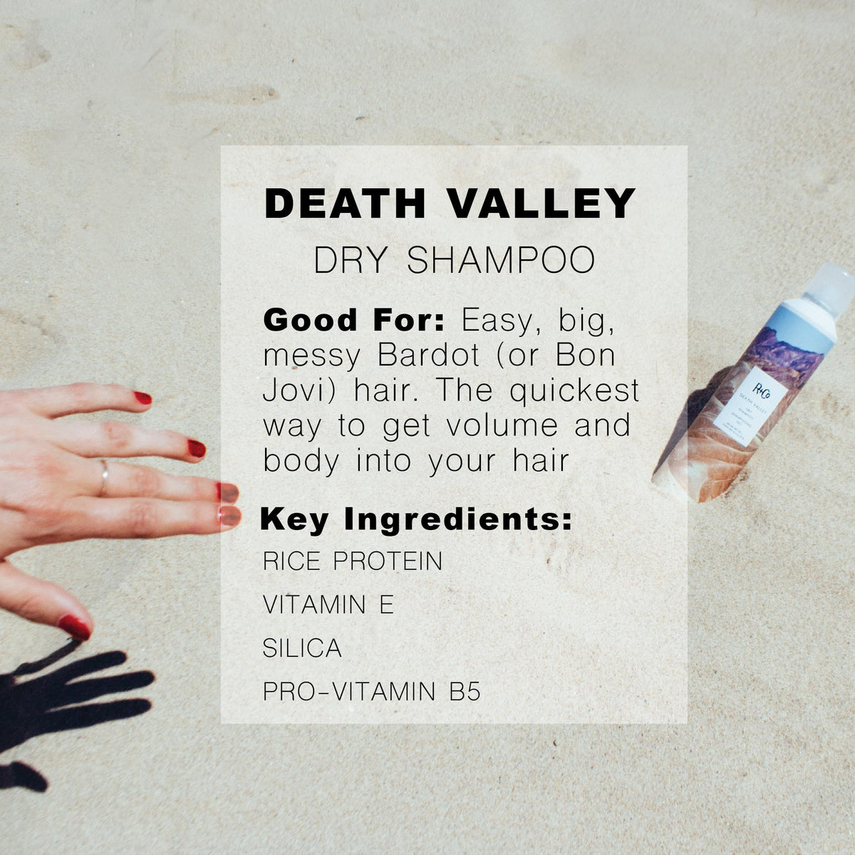 Gray R+Co DEATH VALLEY Dry Shampoo