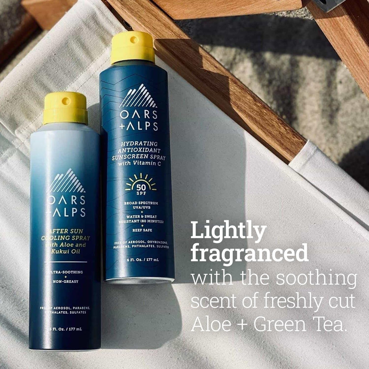 Gray Oars + Alps After Sun Cooling Spray, Soothing Sunburn Relief, 1pk, 6oz