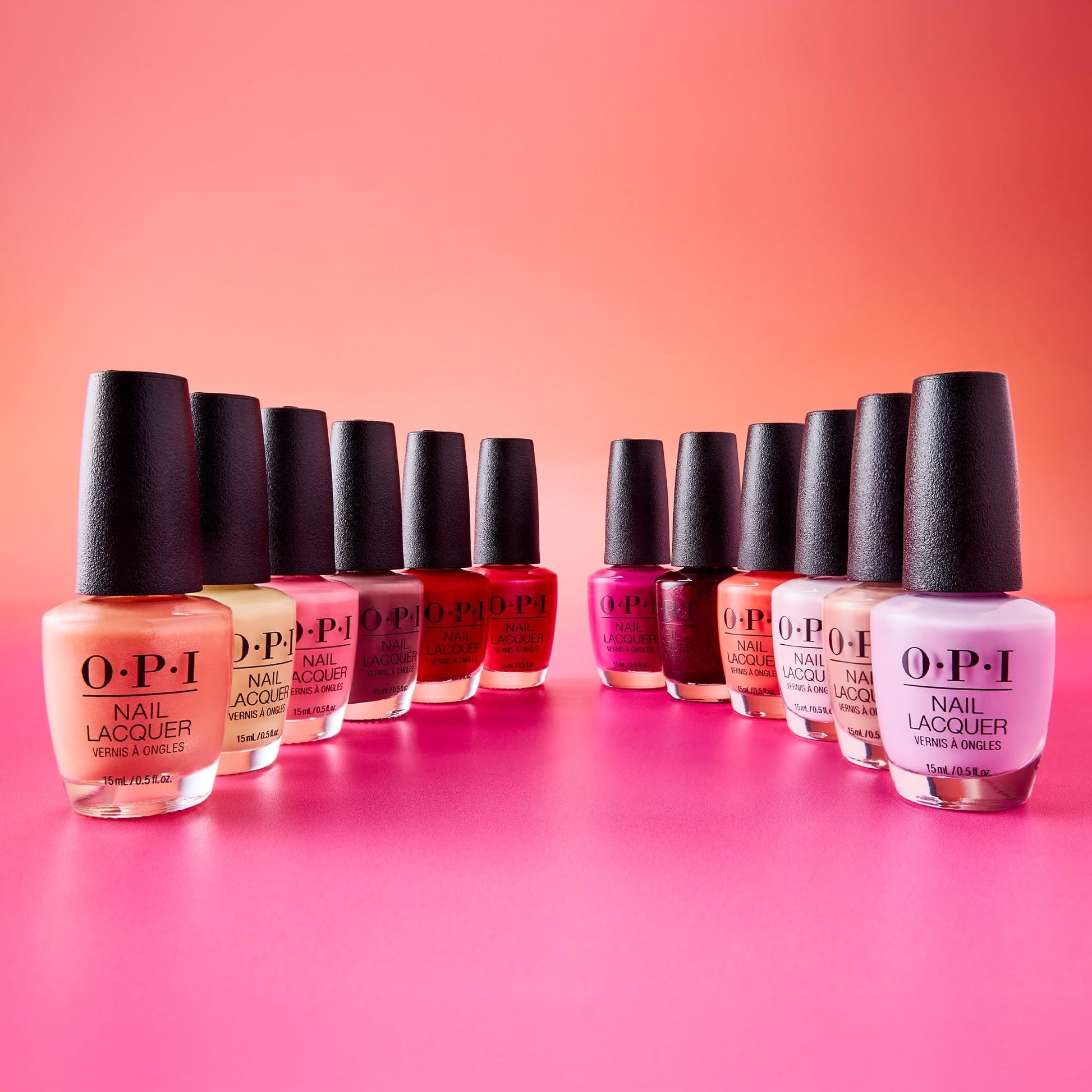Hot Pink OPI Nail Lacquer Put it in Airplane Mode | Sheer Neutral Taupe Brown Crème Chip Resistant Nail Polish | The New OPIcons Collection | Spring 2026