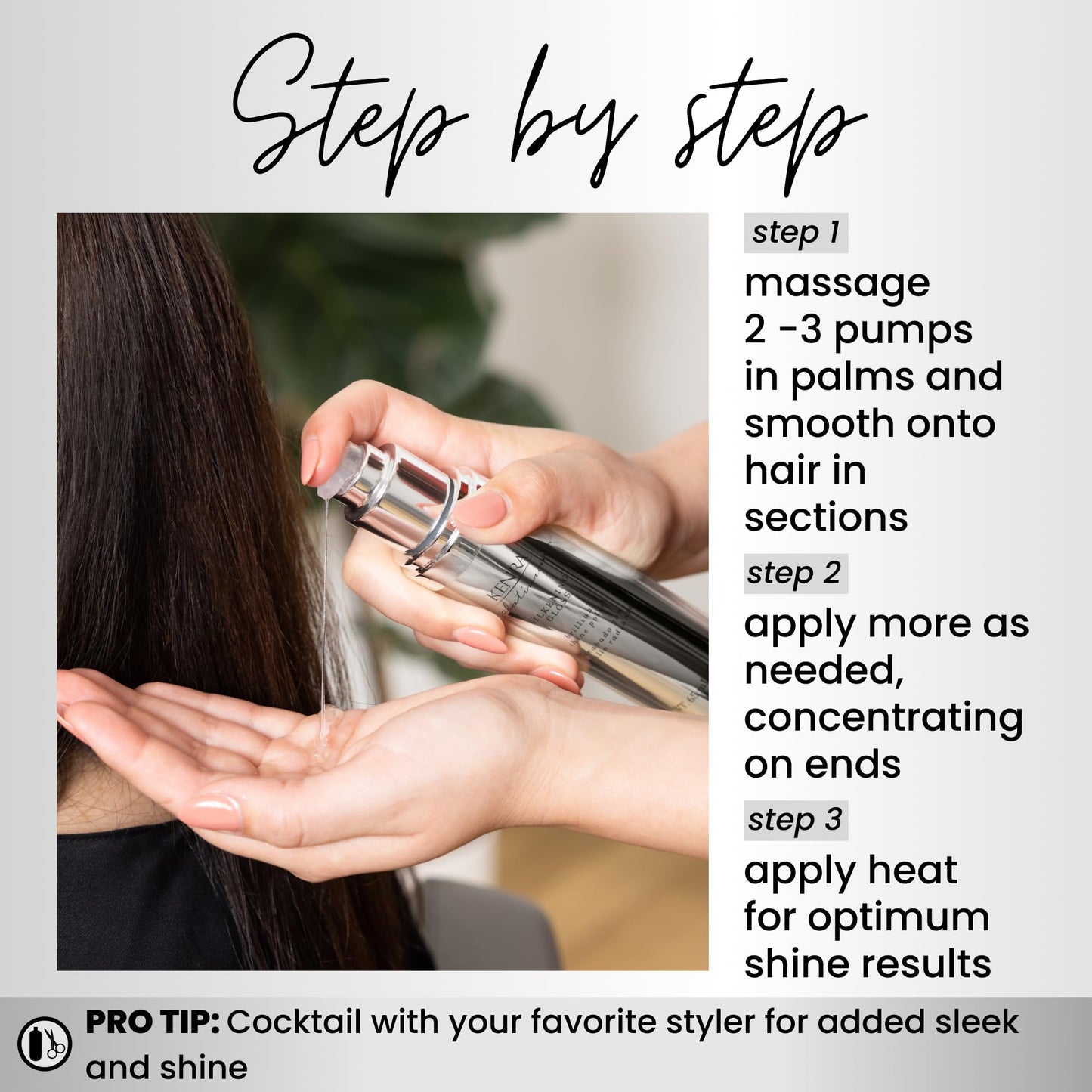 Lavender Kenra Platinum Silkening Gloss |Brilliant Shine Polish |Tames Frizz & Smooths Flyaways |Lightweight Formula |Protects Against Humidity |Smooths Dry Ends |Medium To Coarse Hair | 2 fl. oz. (2-Pack)