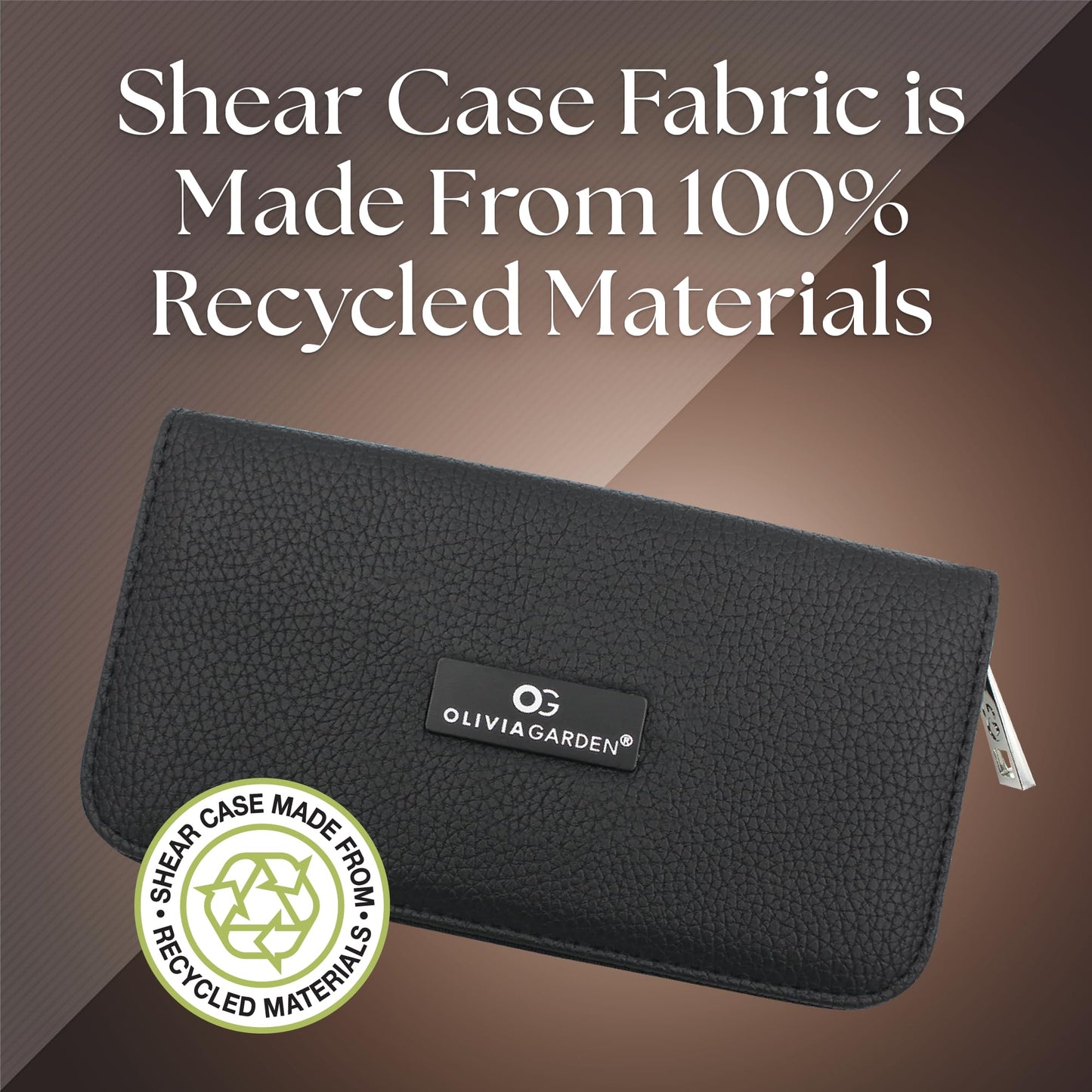Dark Slate Gray Olivia Garden SilkCutPro Shear and Thinner Zipper case deal (5" contains: SKP-50, SKP-T635)