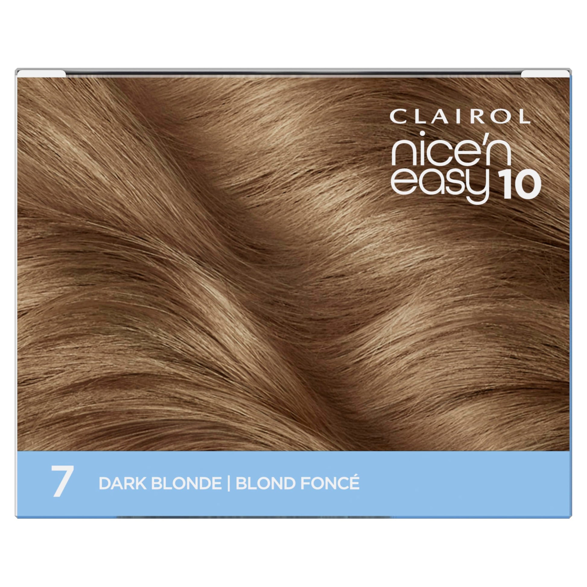 Sienna Clairol Nice'N Easy 10 Permanent Hair Dye, 7 Dark Blonde Hair Color, Pack of 1