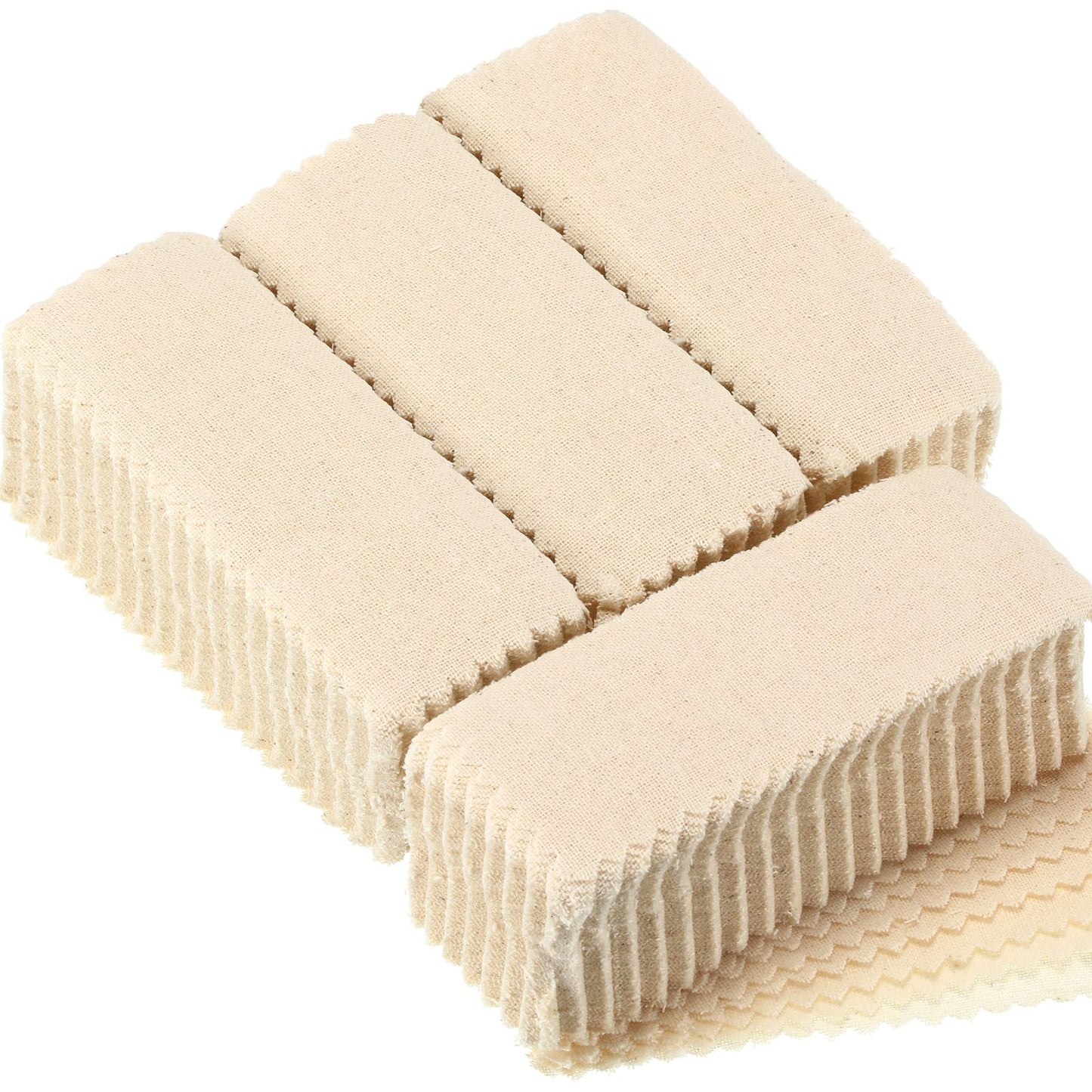 White Smoke Teling 1000 Pcs Muslin Cloth Wax Strips for Waxing Tear Resistant Epilating Soft Muslin Strips for Women Men Face Eyebrow Lip Body Sugaring Hair Removal, 4 x 1.5 Inches