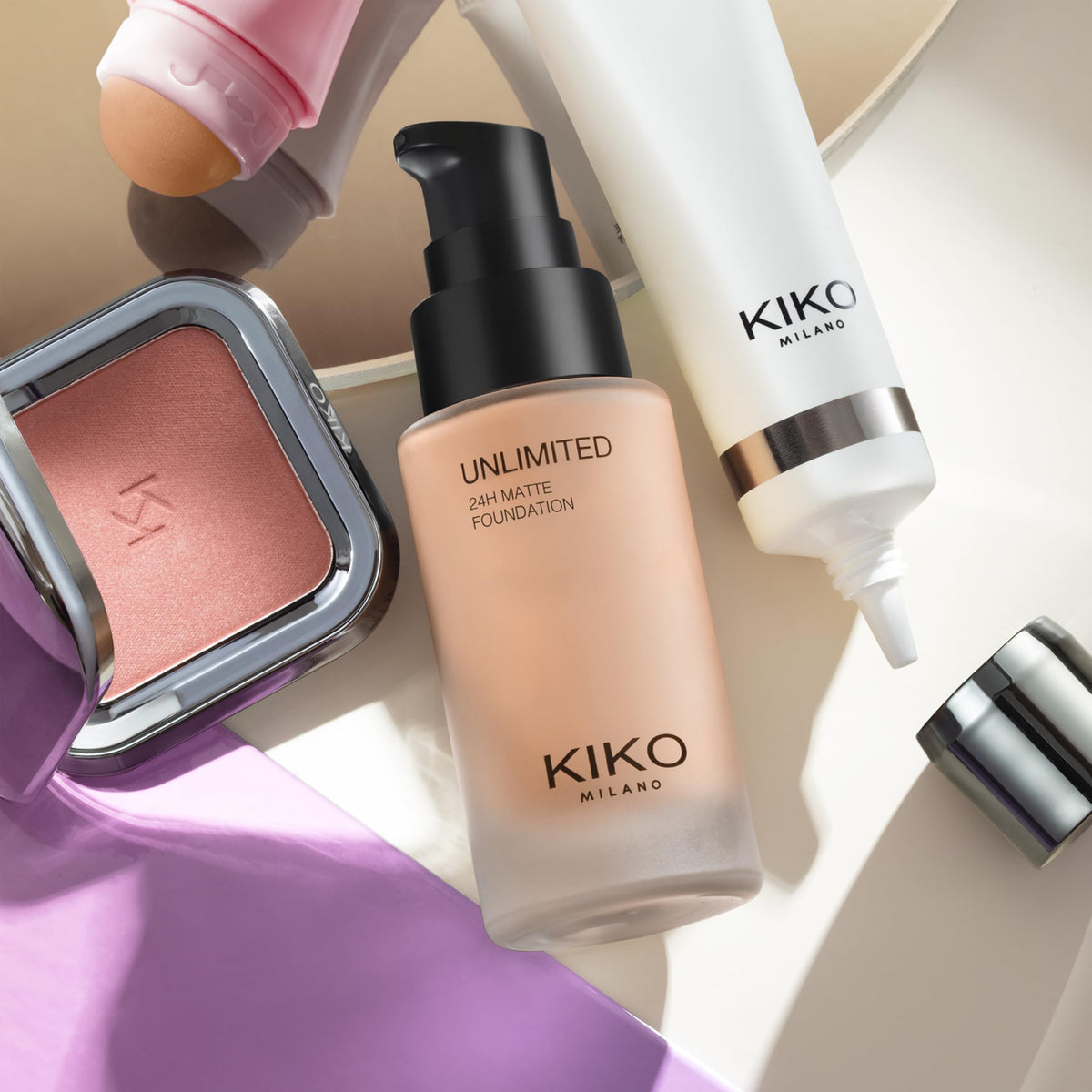 White Smoke KIKO Milano Unlimited 24H Matte Foundation, Liquid Full Coverage