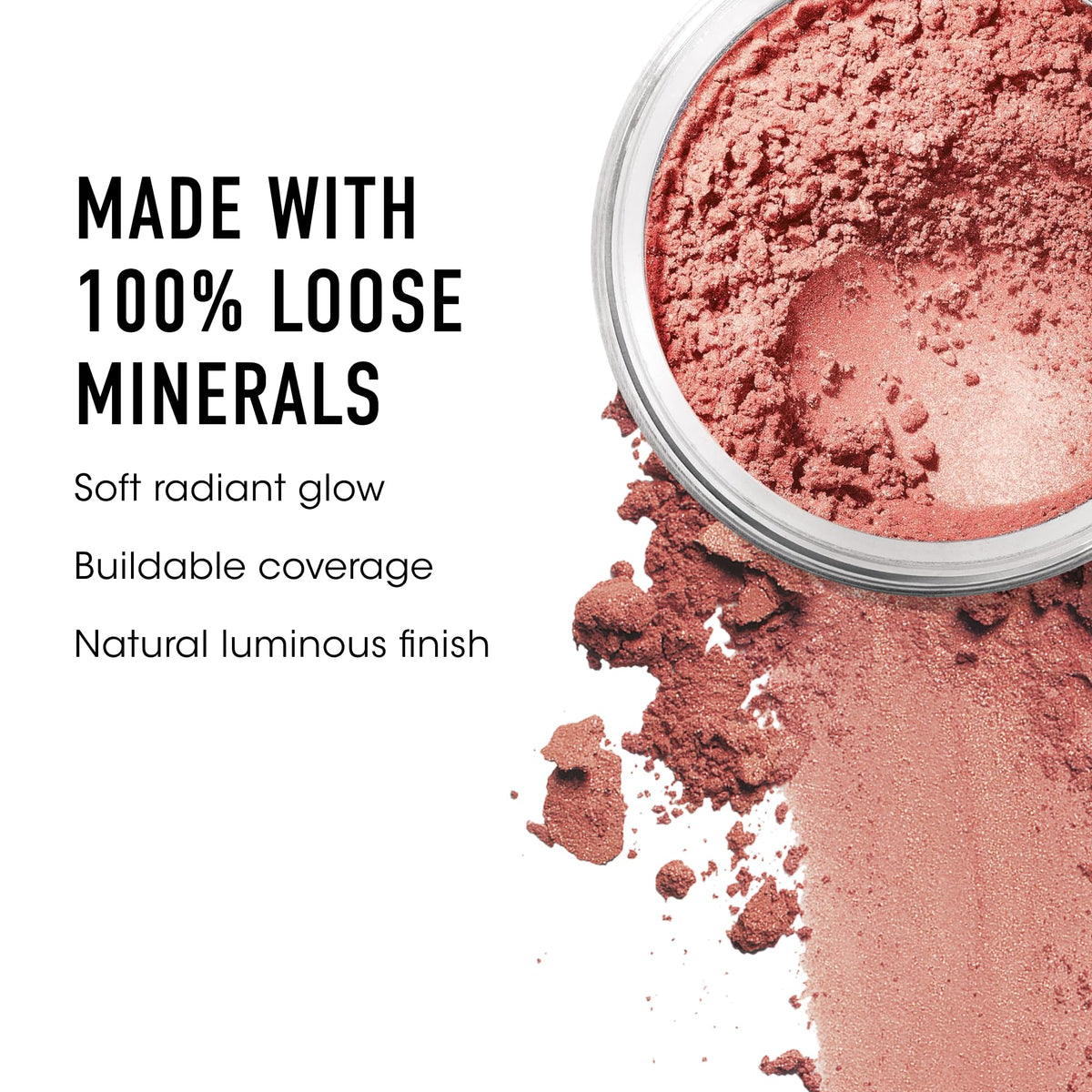 White Smoke bareMinerals Loose Powder Blush, 0.03 oz
