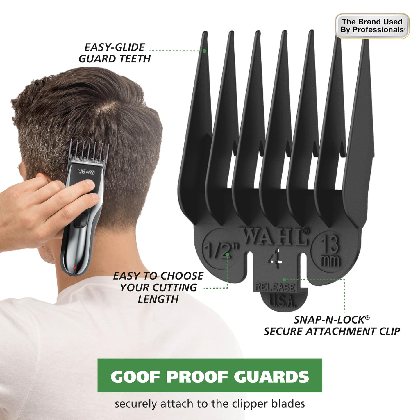 White Smoke Wahl Clipper Hair Trimmer