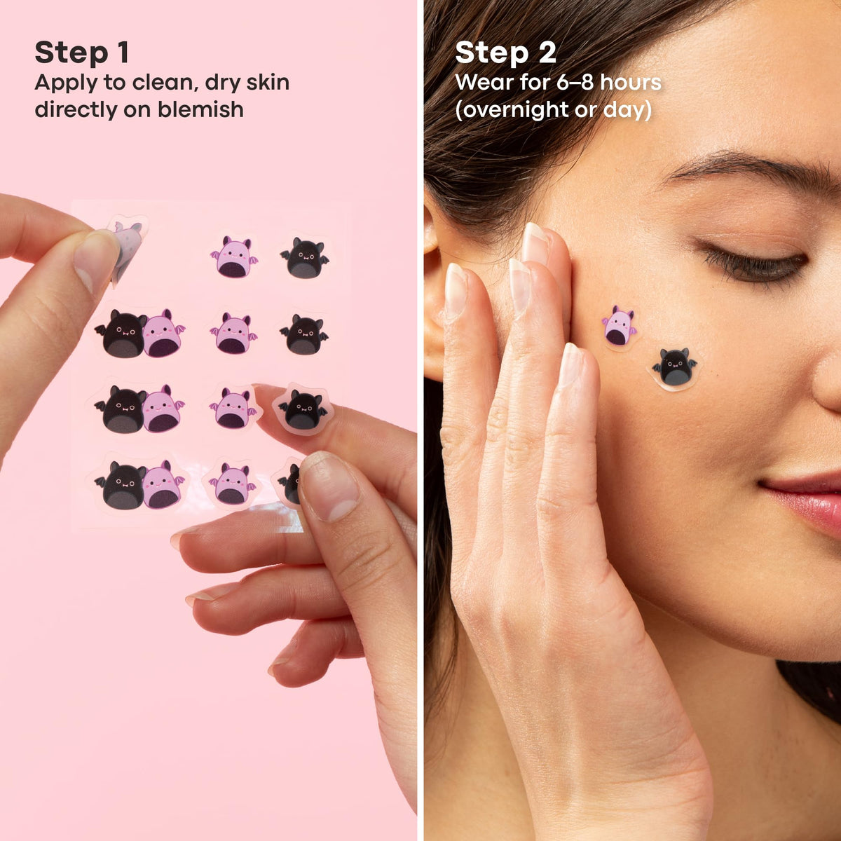 Misty Rose TONYMOLY x Squishmallows Emily + Zumirez Hydrocolloid Blemish Patches