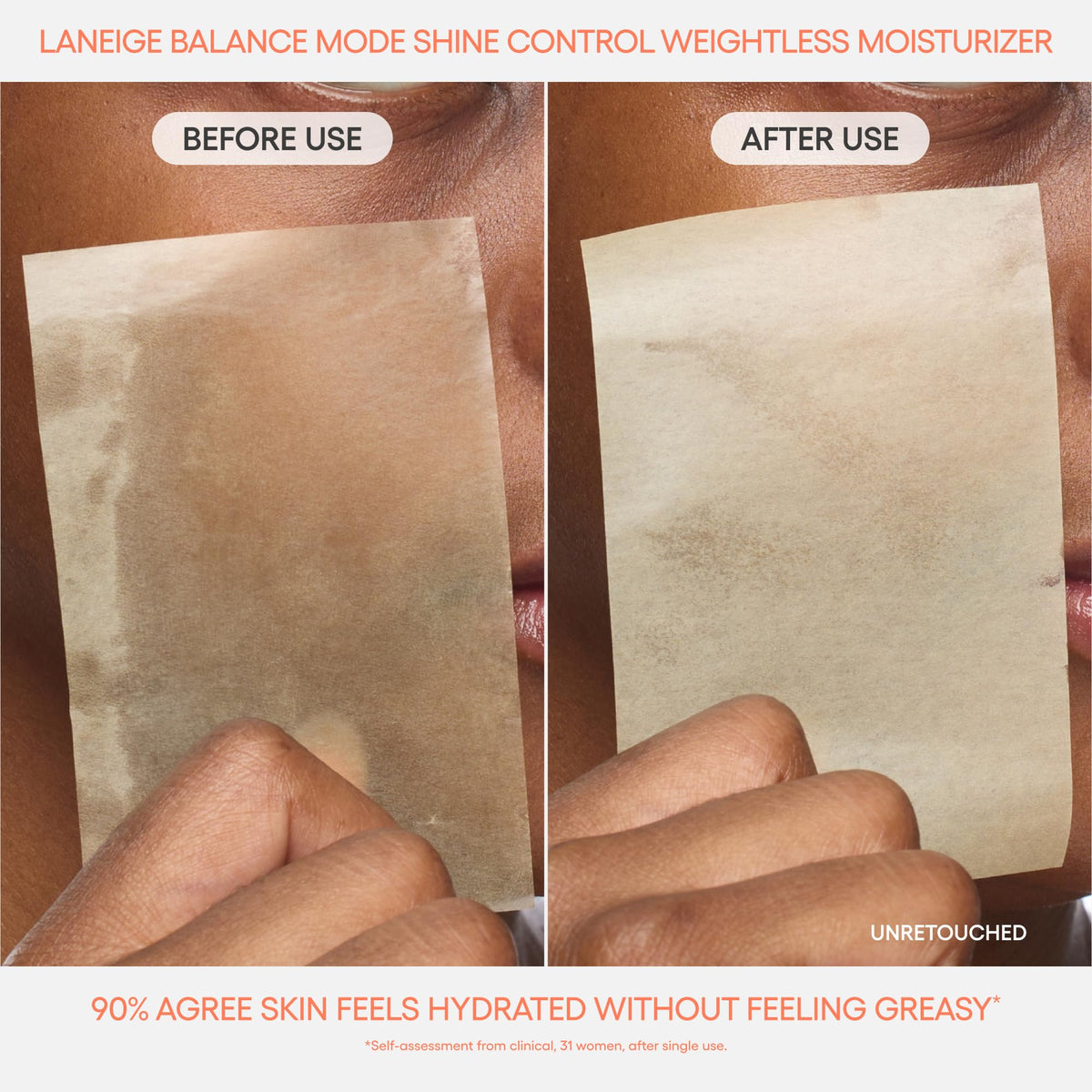 Antique White LANEIGE Balance Mode Shine Control Pore-Minimizing Lightweight Moisturizer