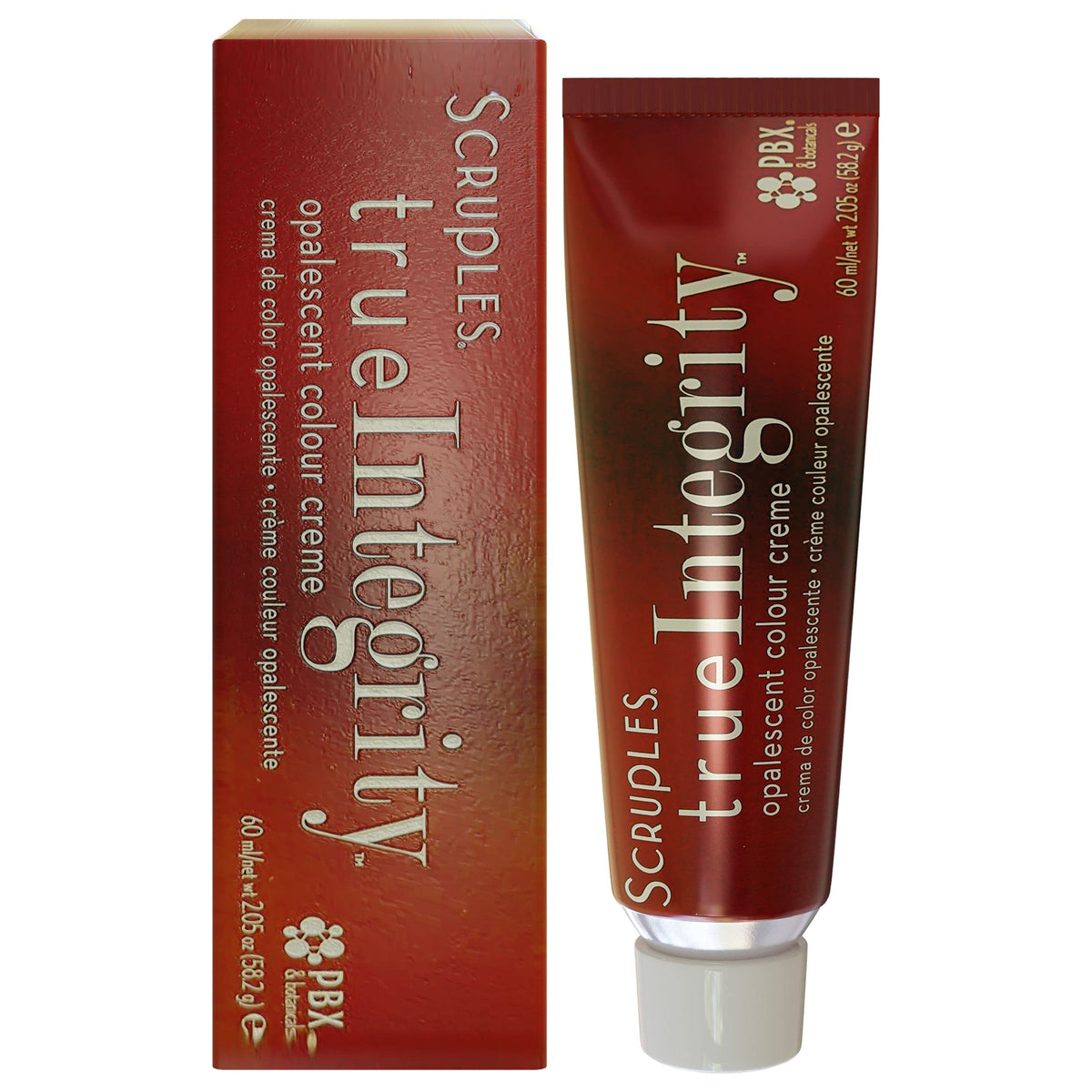 White Smoke Scruples True Integrity Hair Color, 4rm Medium Red Mahogany Brown, 2.05 Ounce