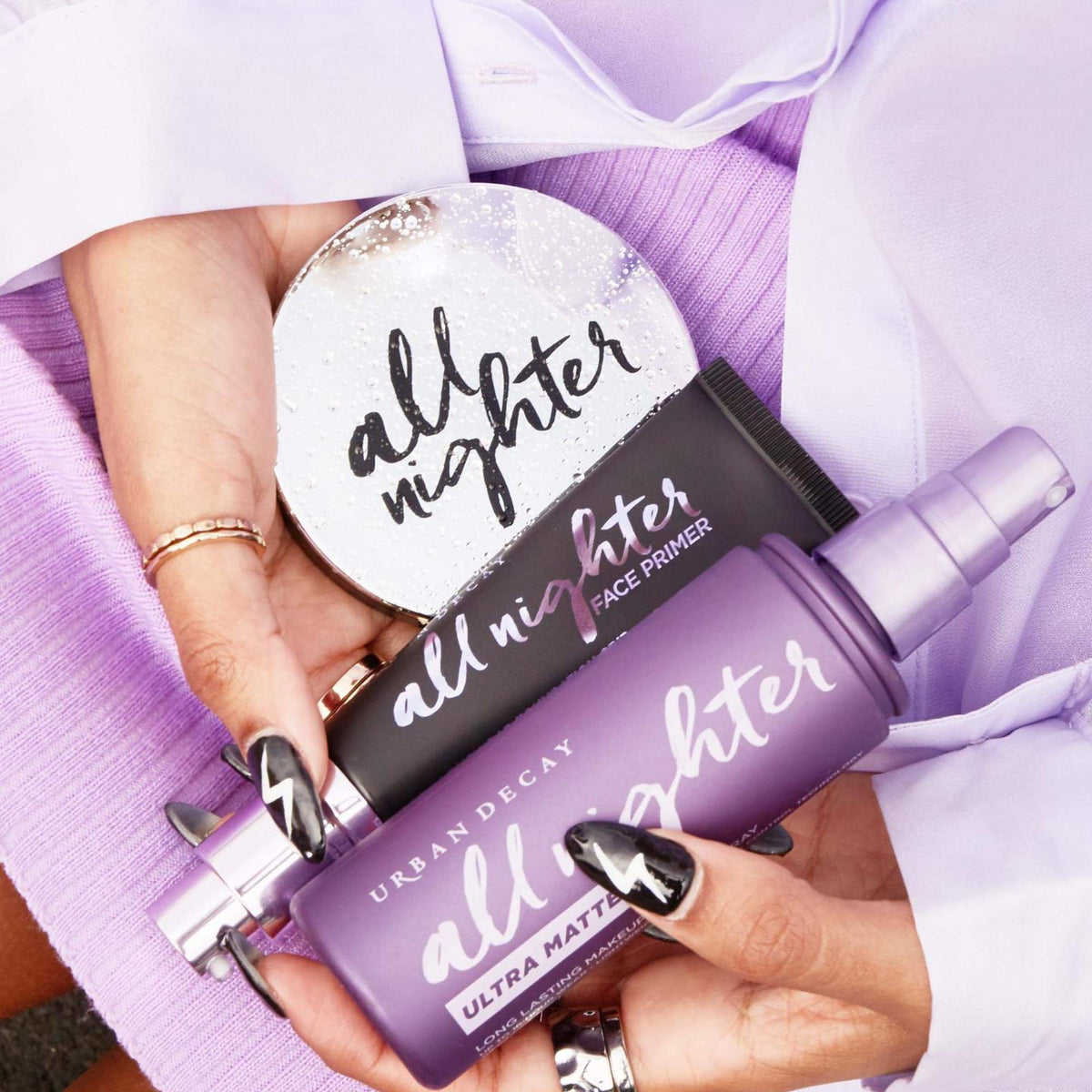 Lavender Urban Decay All Nighter Face Makeup Primer - Travel Size (0.28 fl oz)