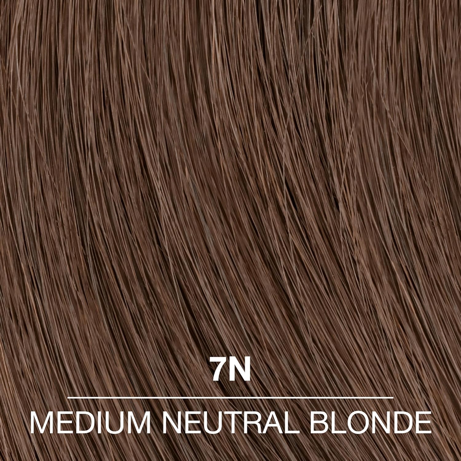 Dark Olive Green COLORCHARM Demi Permanent Hair Color 7N Medium Neutral Blonde Gloss, Refresh & Tone 2 Fl Oz