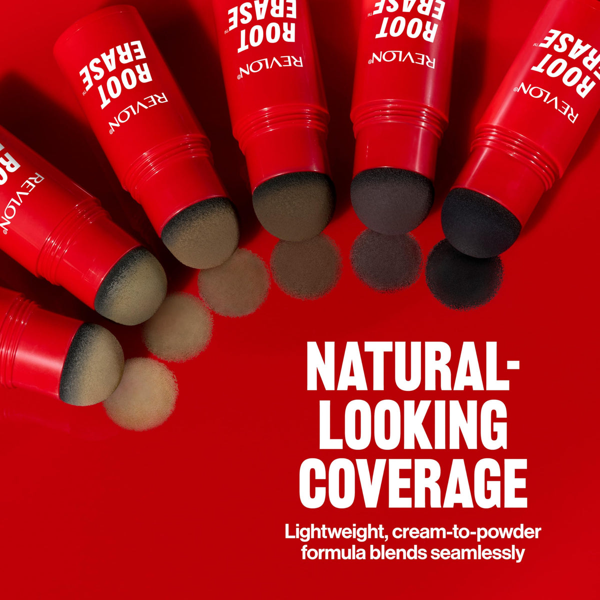 Firebrick Revlon Root Erase Hair Concealer, Instant Root Touch Up, 02 Dark Brown