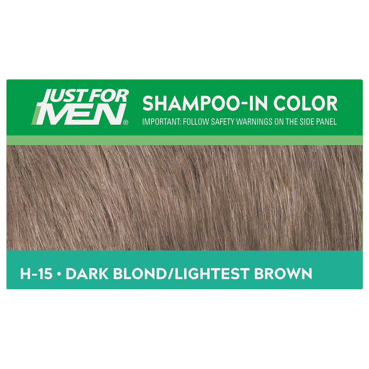 Dim Gray JUST FOR MEN Hair Color H-15 Dark Blond 1 Each (Pack of 10)