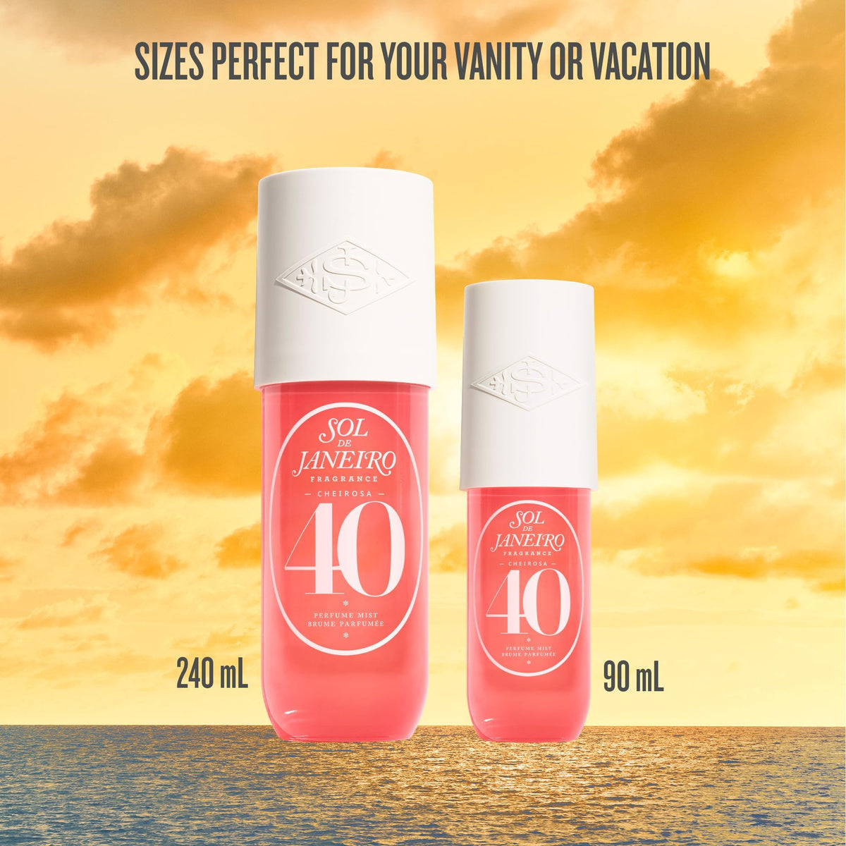 Light Goldenrod Sol de Janeiro Cheirosa 40 Hair & Body Perfume Mist Home and Away Bundle