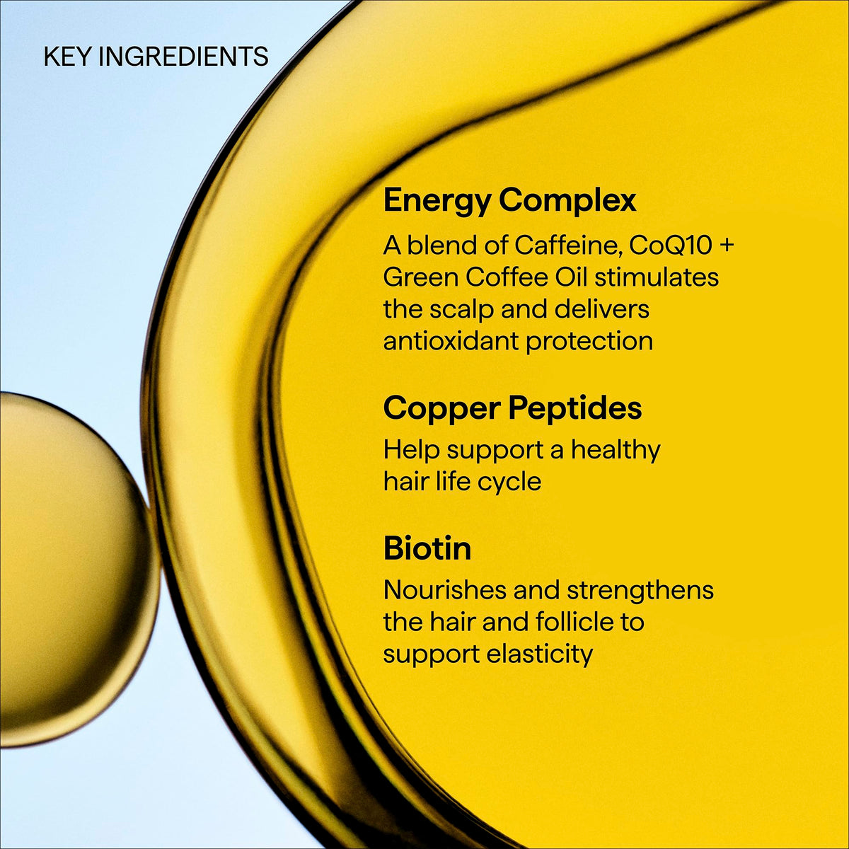 Gold Briogeo Destined for Density Caffeine + Biotin Peptide Density Shampoo