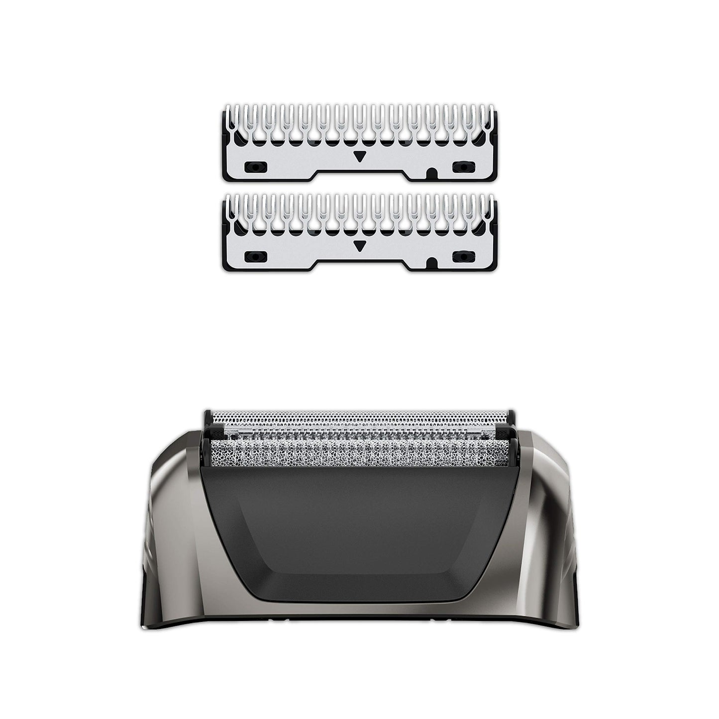 White Smoke Wahl Black Chrome Smart Shave Replacement Foils, Cutters and Head for 7061 Series - Model 7045-700