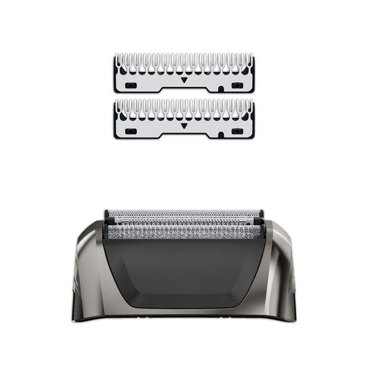White Smoke Wahl Black Chrome Smart Shave Replacement Foils, Cutters and Head for 7061 Series - Model 7045-700