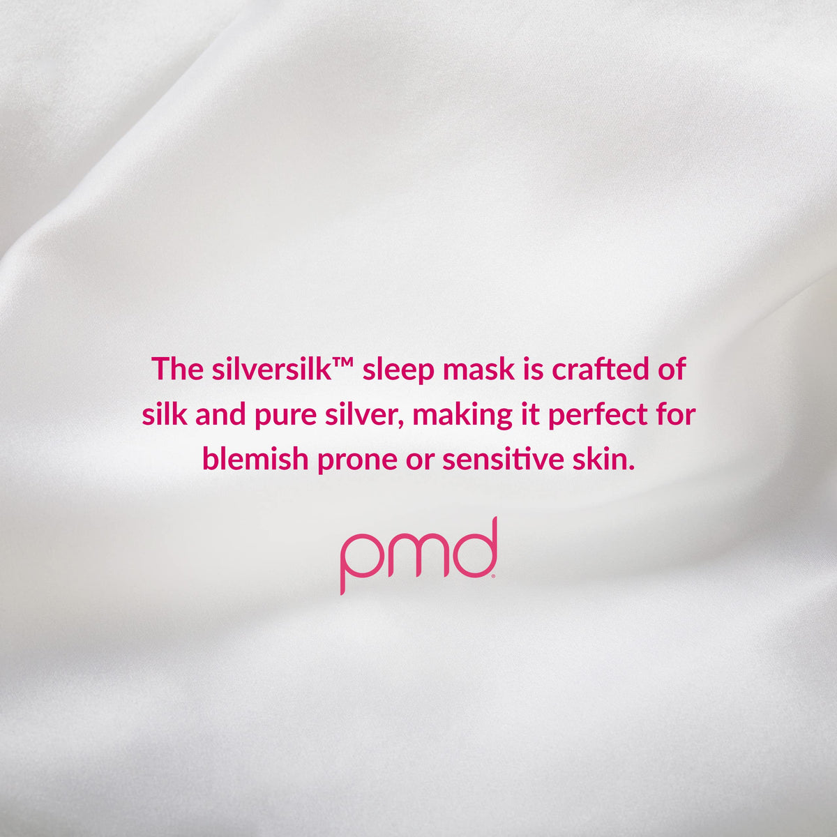 Light Gray PMD silversilk Sleep Mask, 1 ct.