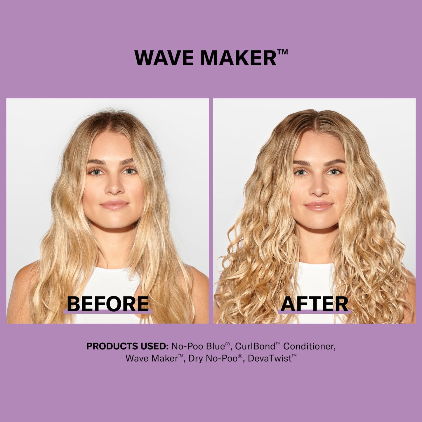 Dark Gray DevaCurl Wave Maker Lightweight Moisturizing Definer, Bright Breeze, 5 fl. oz.