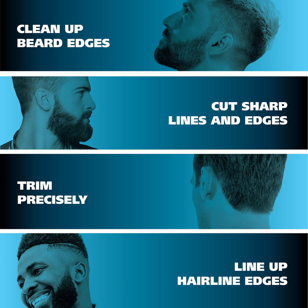 Dark Cyan Wahl Pro Series High Visibility Cordless USB Skeleton Style Beard Trimmer