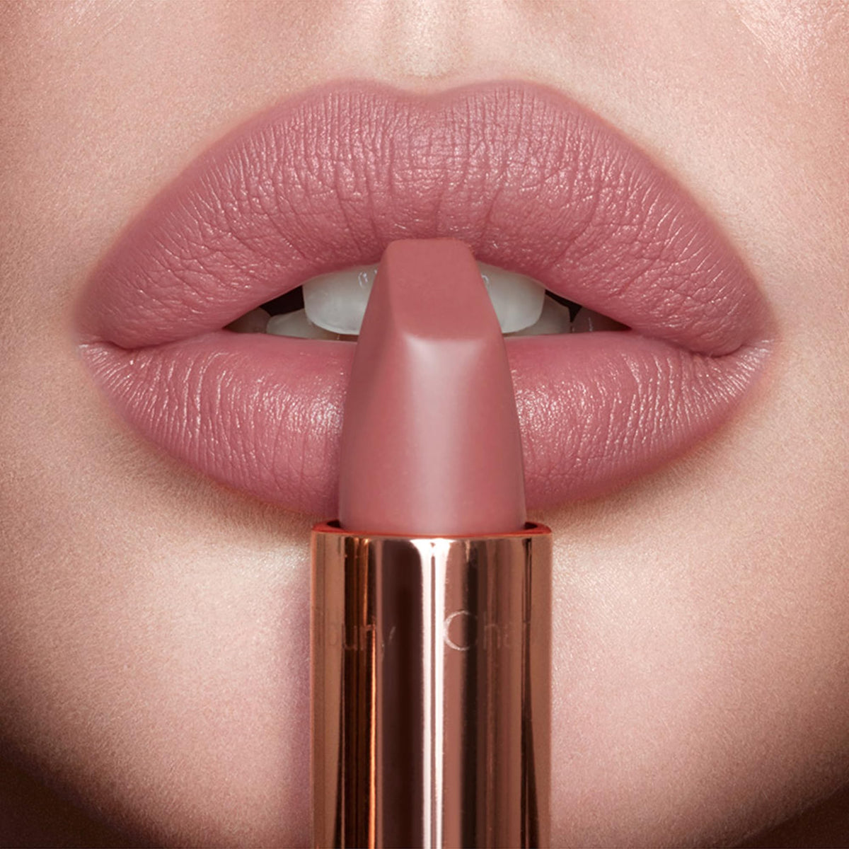 Tan Charlotte Tilbury Matte Revolution Lipstick - Long Lasting, Hydrating