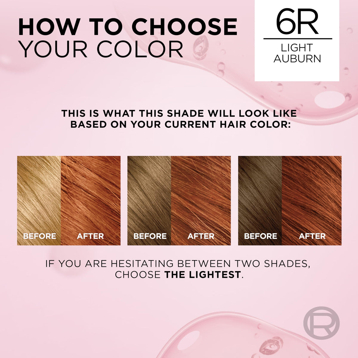Misty Rose L'Oreal Paris Excellence Crème Hair Color, 6R Light Auburn